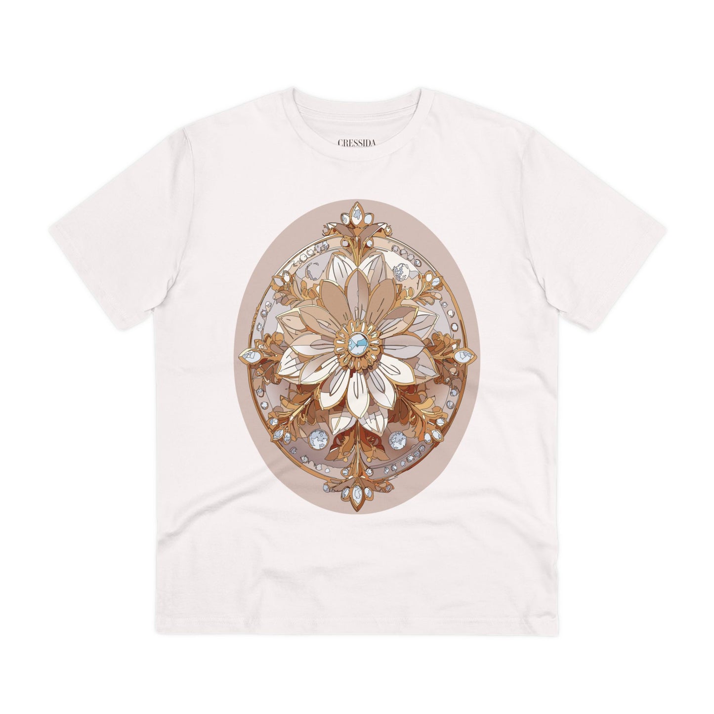 Organic T-shirt with Flower