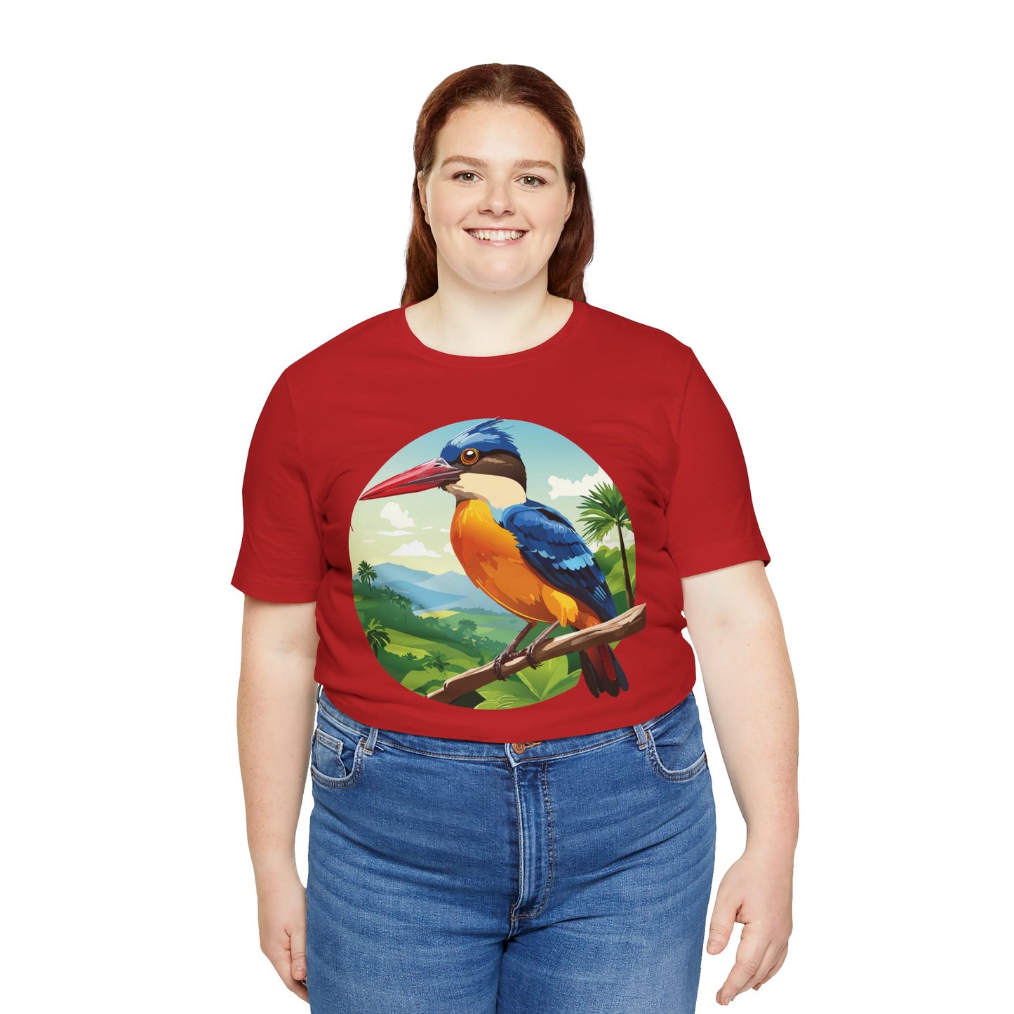 Unisex Animal Shirt, Tee Shirt with Animals, Art Design Tee Shirt, Wild Animals Shirt