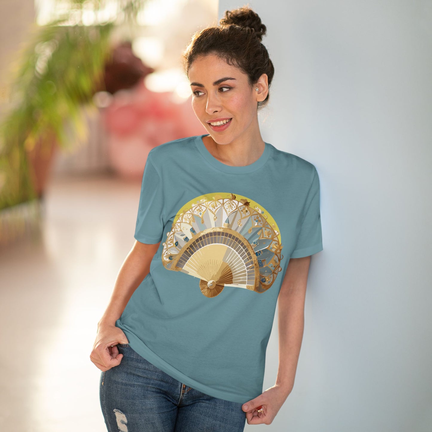 Organic T-shirt with Fan