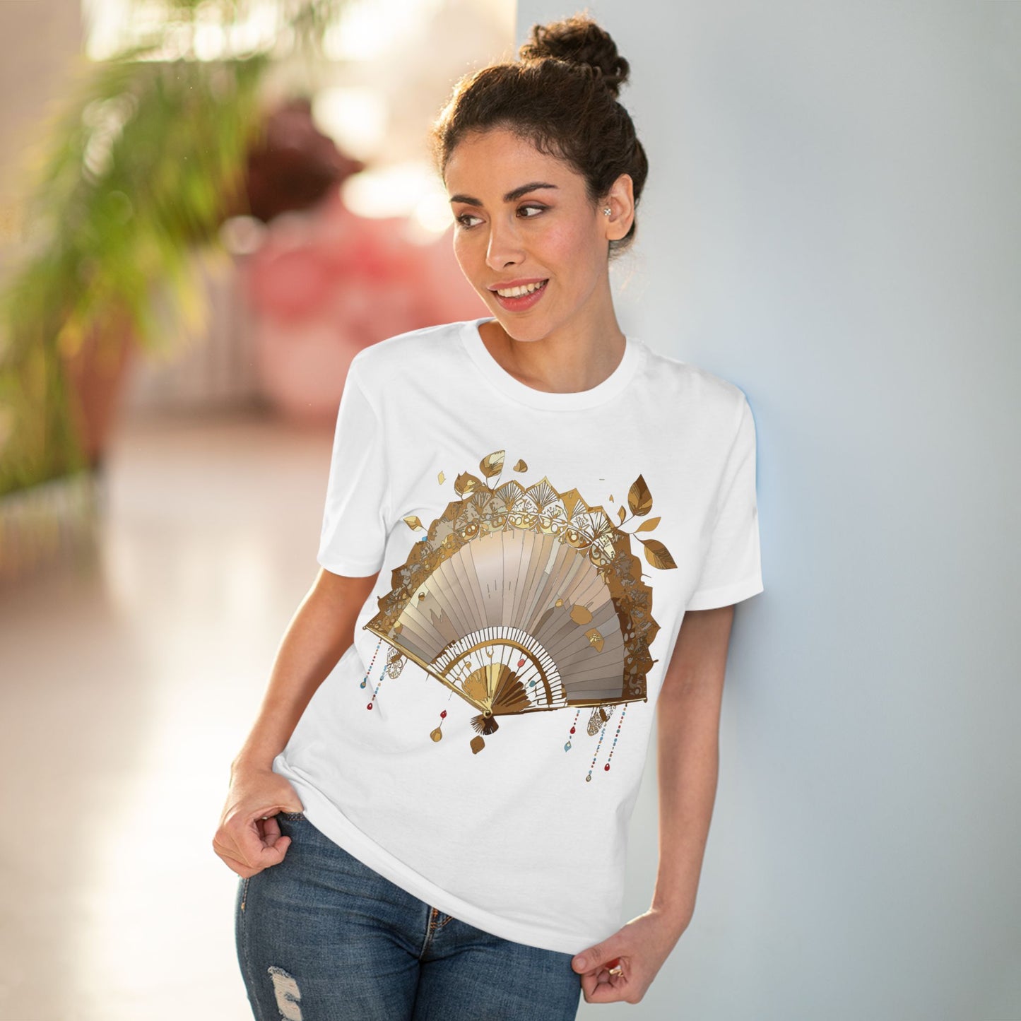 Organic T-shirt with Fan