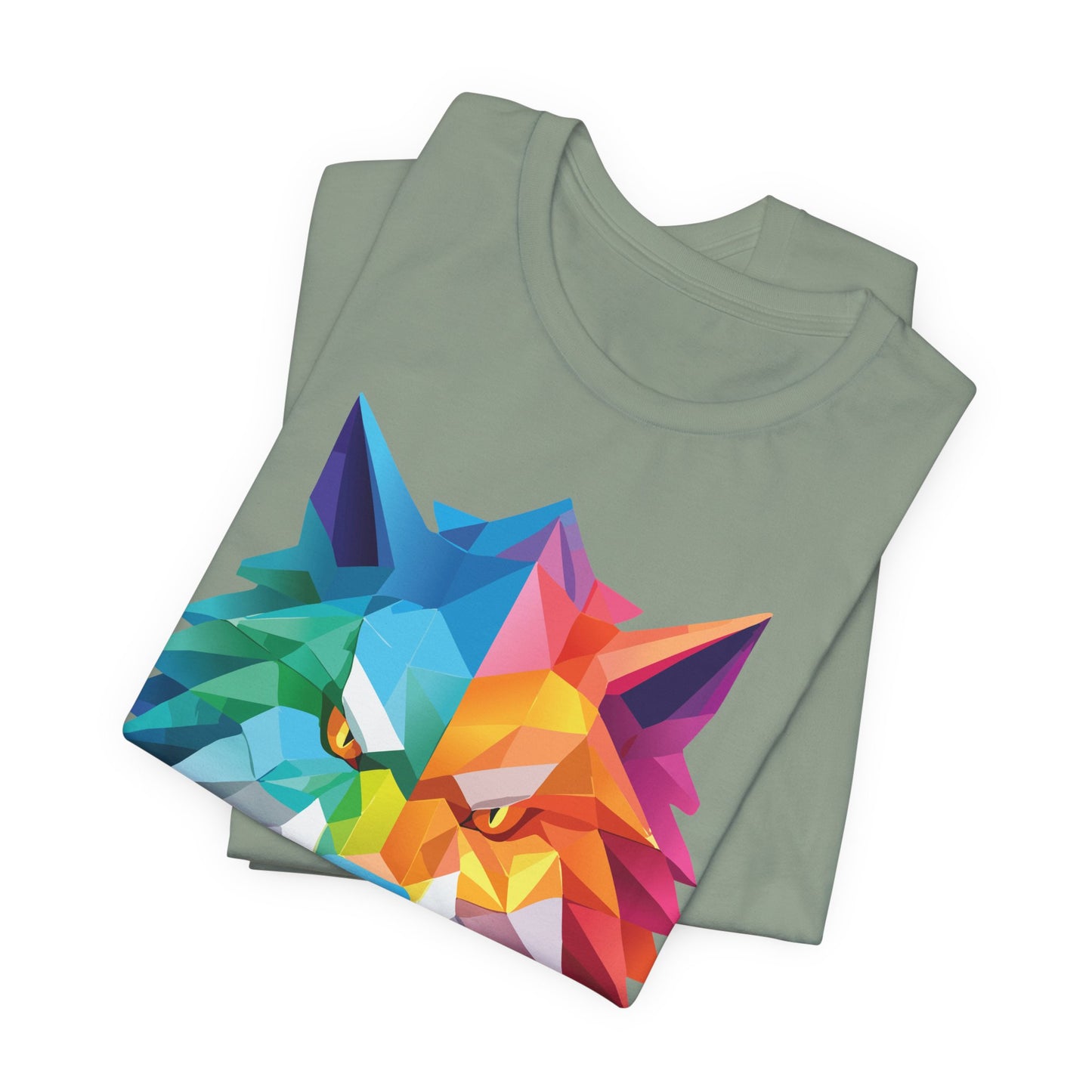 Unisex Animal Shirt, Tee Shirt with Animals, Art Design Tee Shirt, Wild Animals Shirt