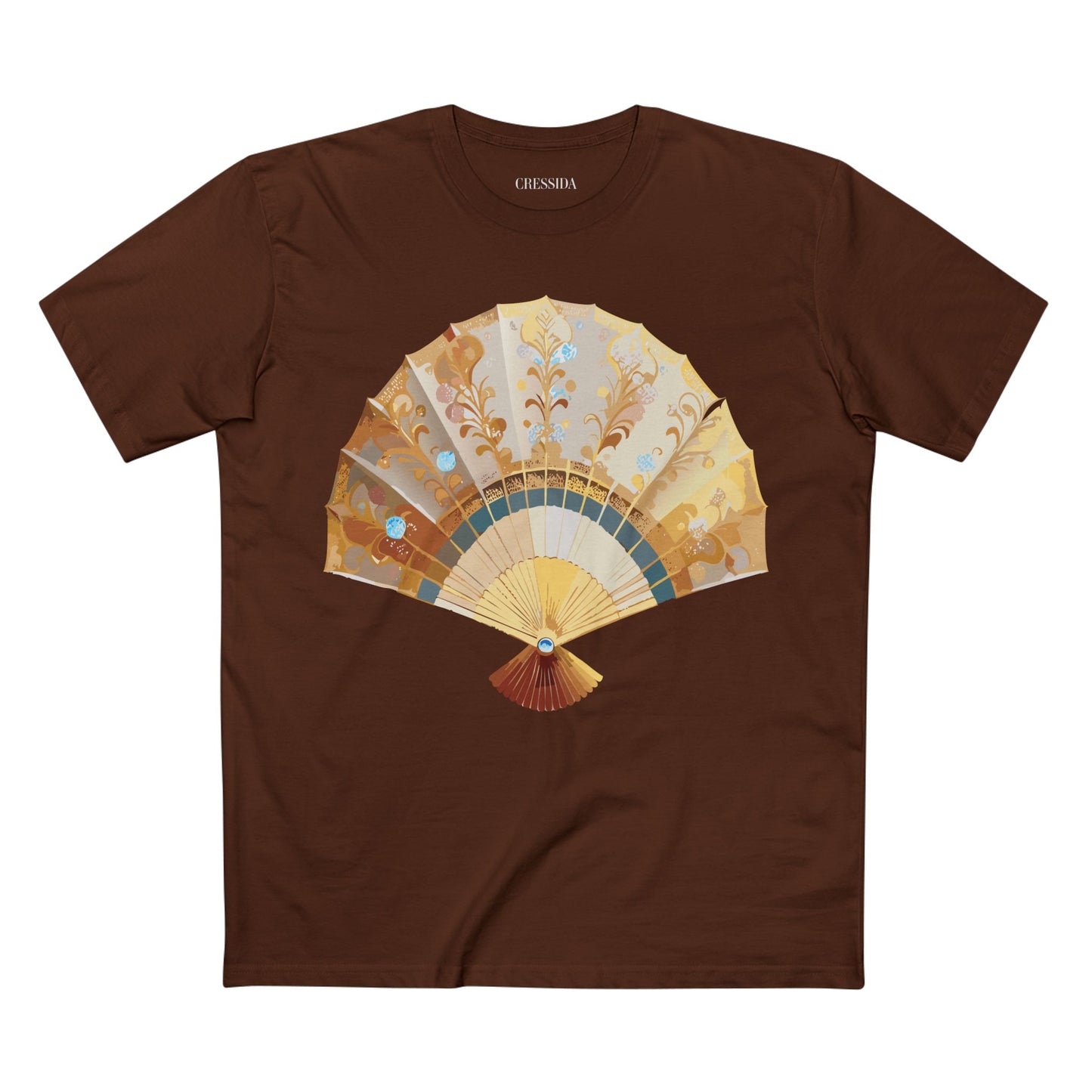 Fan shirt, Shirt with Fan, Tee Shirt with Antique Fan