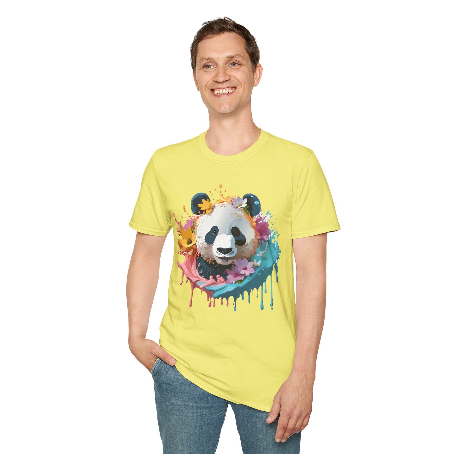 Panda Shirt, T Shirt with Panda, Animal Shirt, Tee Shirt with Animals