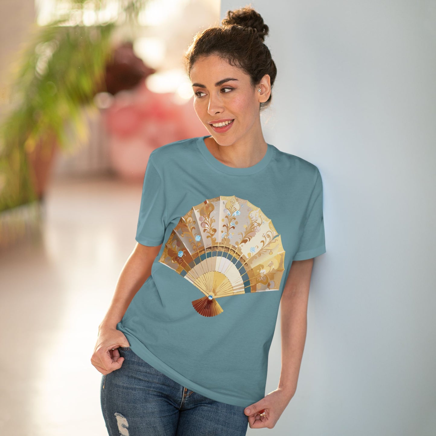 Organic T-shirt with Fan