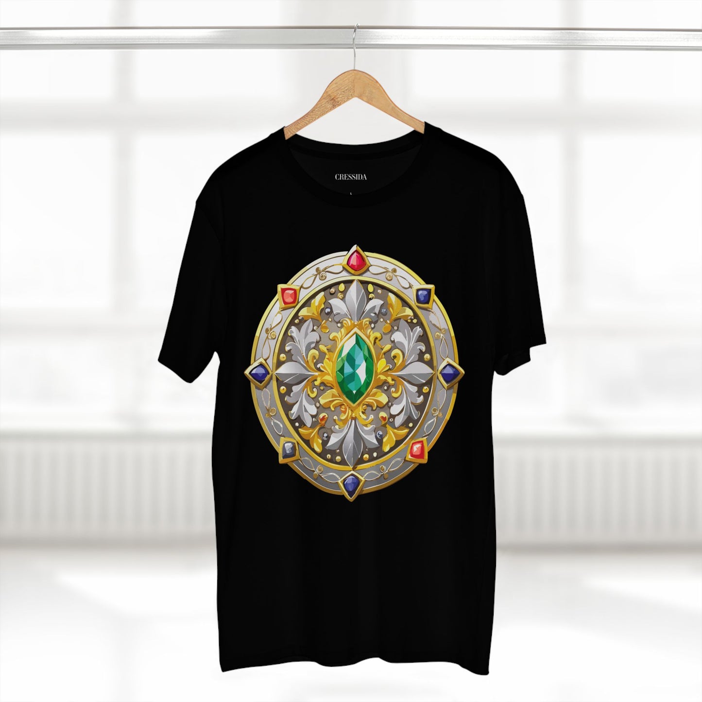 Medallion Shirt, Shirt with Medallion, Tee Shirt with Medal