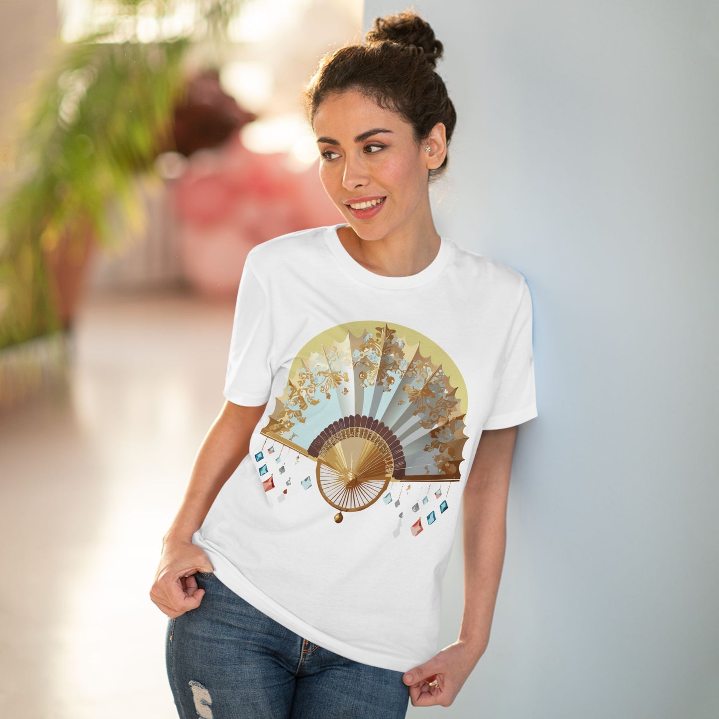 Organic T-shirt with Fan