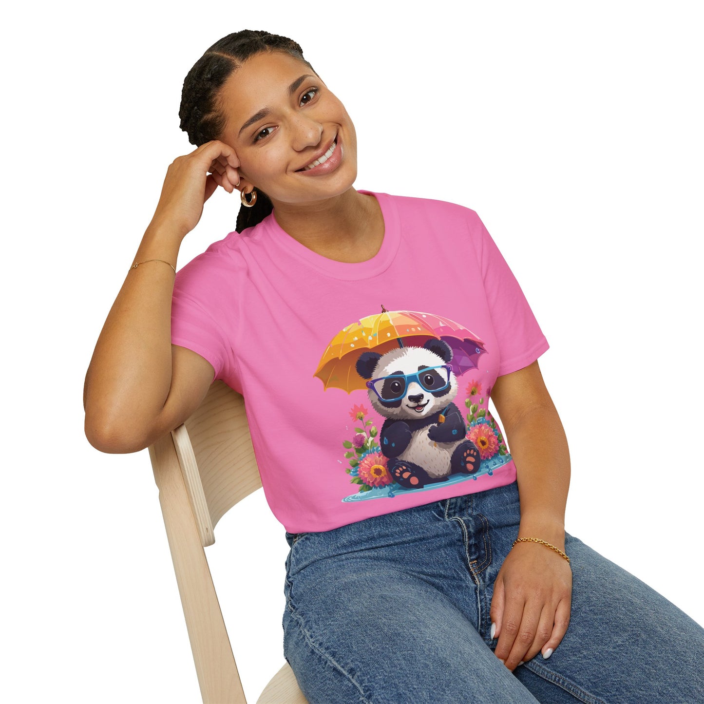 Panda Shirt, T Shirt with Panda, Animal Shirt, Tee Shirt with Animals