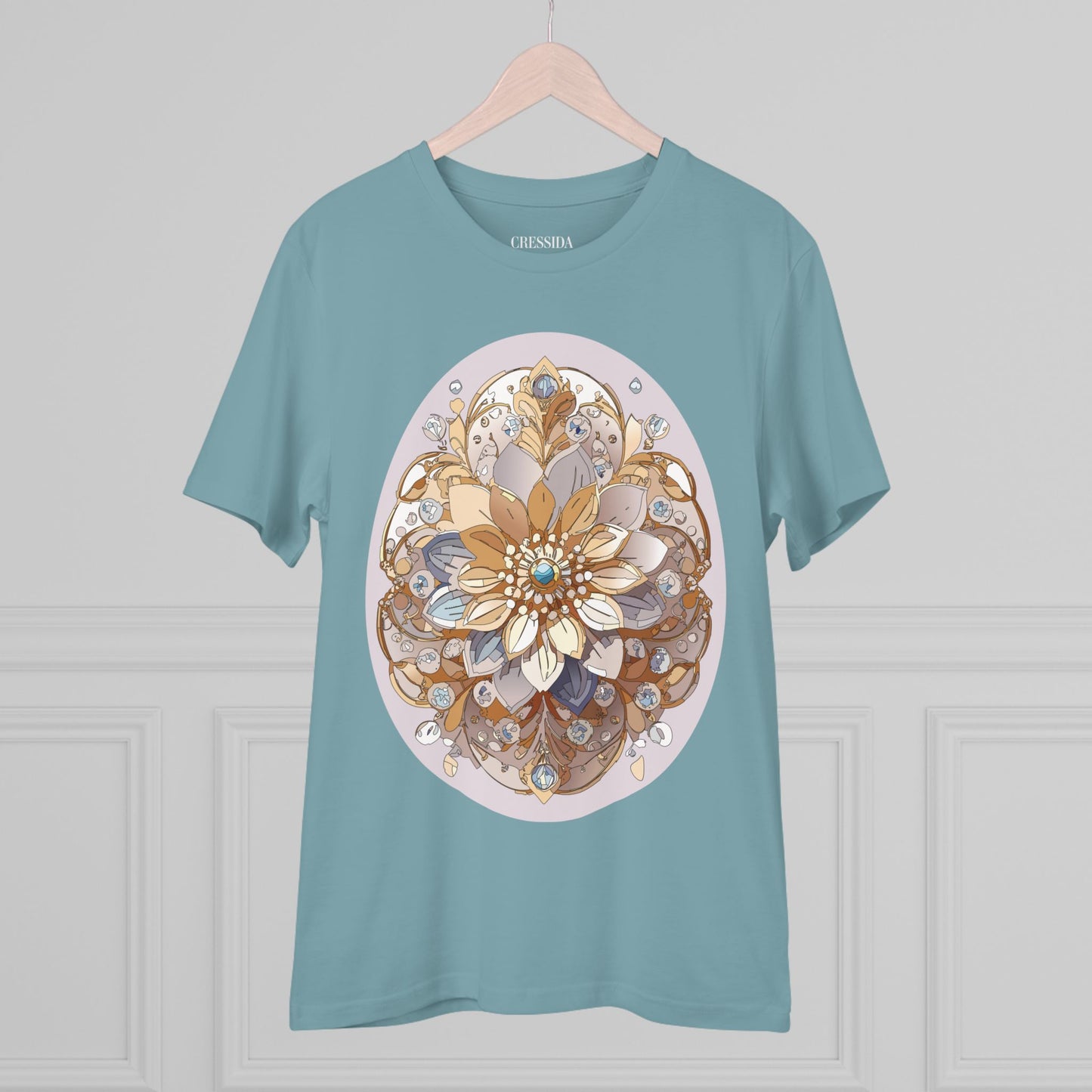 Organic T-shirt with Flower