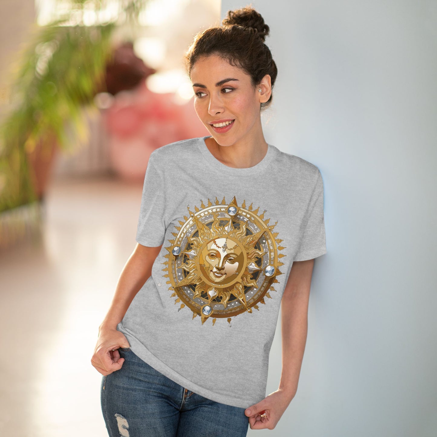 Organic T-shirt with Sun