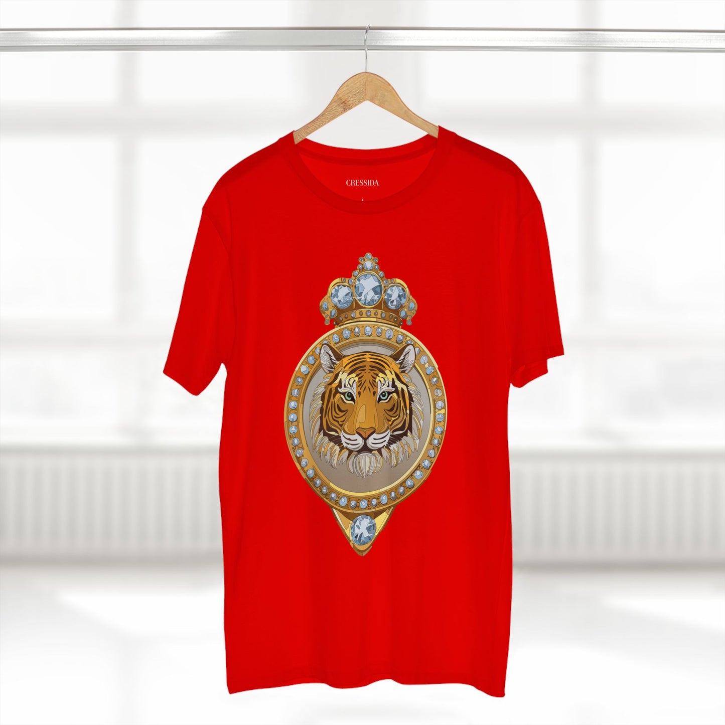Unisex Antique Animal Medallion Premium Cotton Tee Shirt Artwork Edition