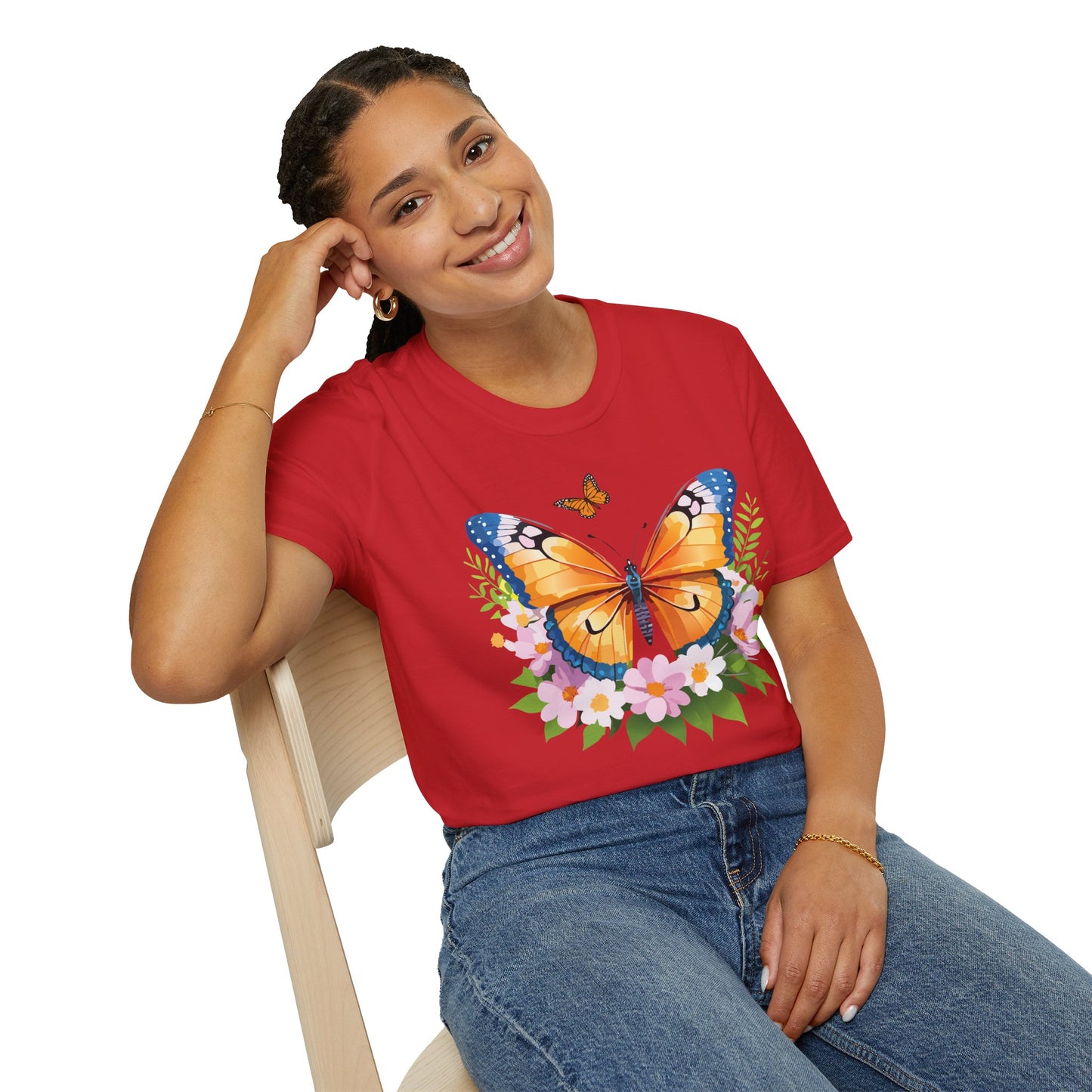 Butterfly Shirt, T Shirt with Butterfly, Monarch Shirt