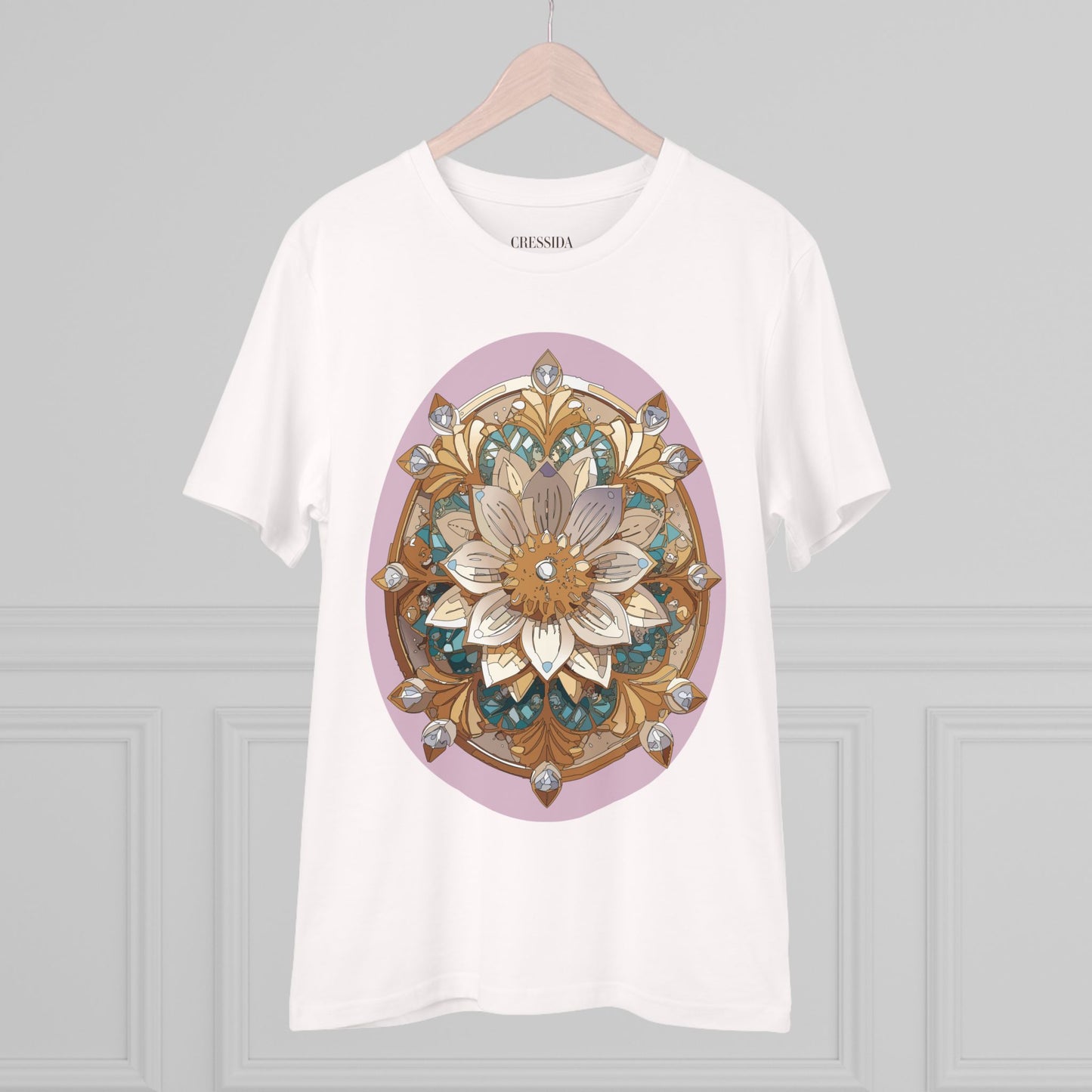 Organic T-shirt with Flower