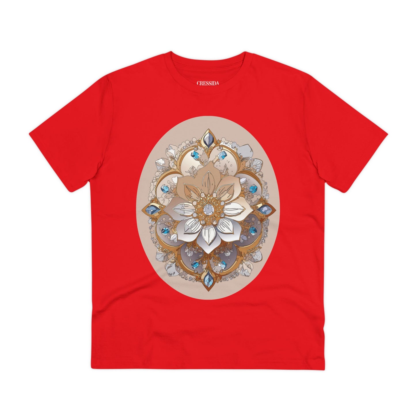 Organic T-shirt with Flower