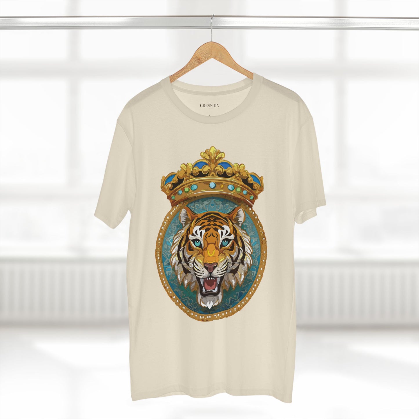 Unisex Animal Art Tee With Antique Medallion Design Premium Cotton Shirt