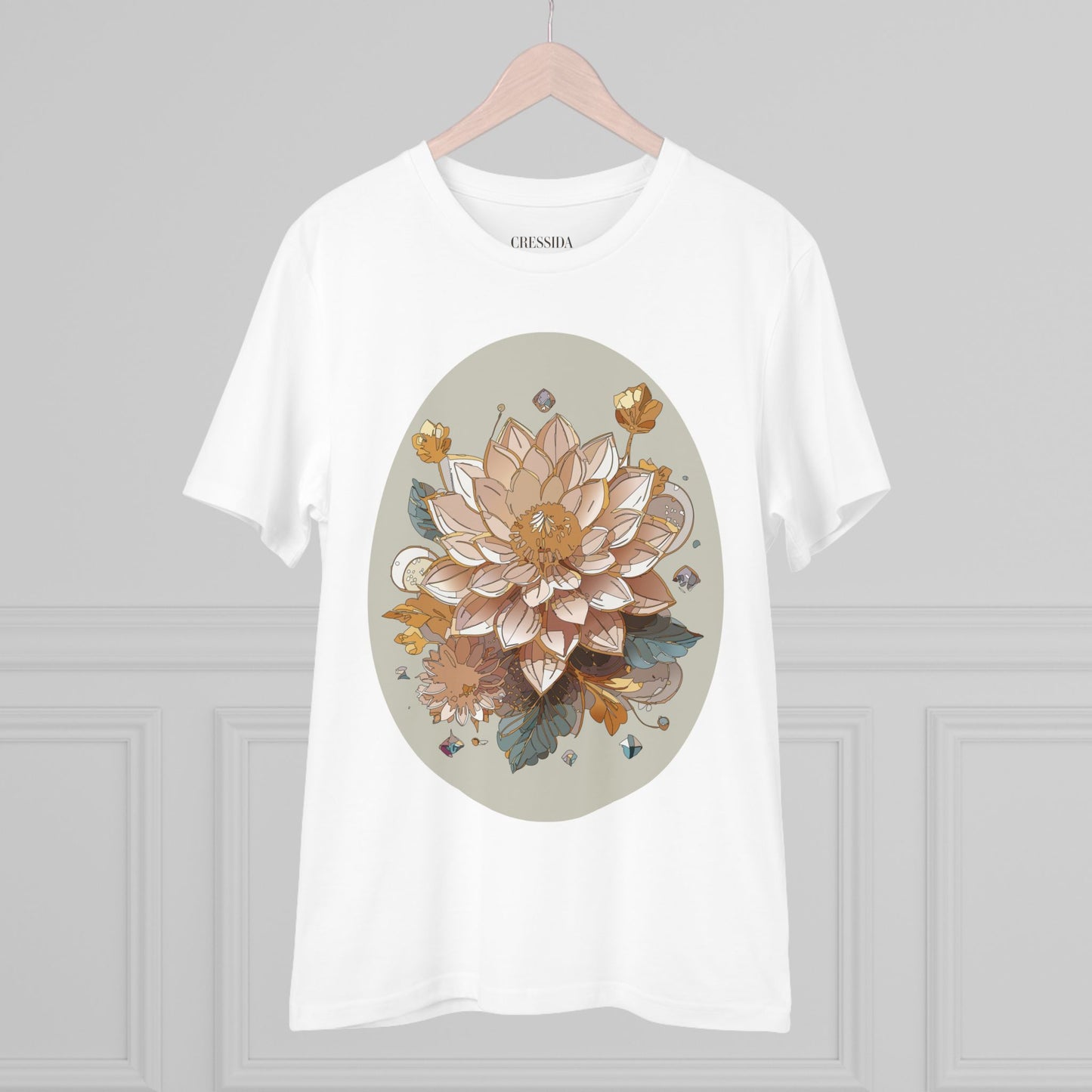 Organic T-shirt with Flower