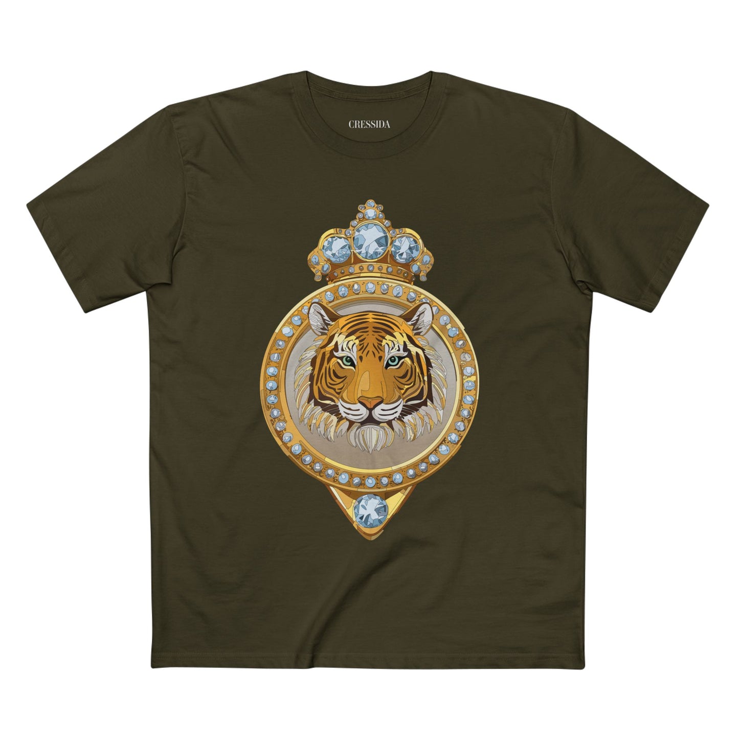 Unisex Antique Animal Medallion Premium Cotton Tee Shirt Artwork Edition
