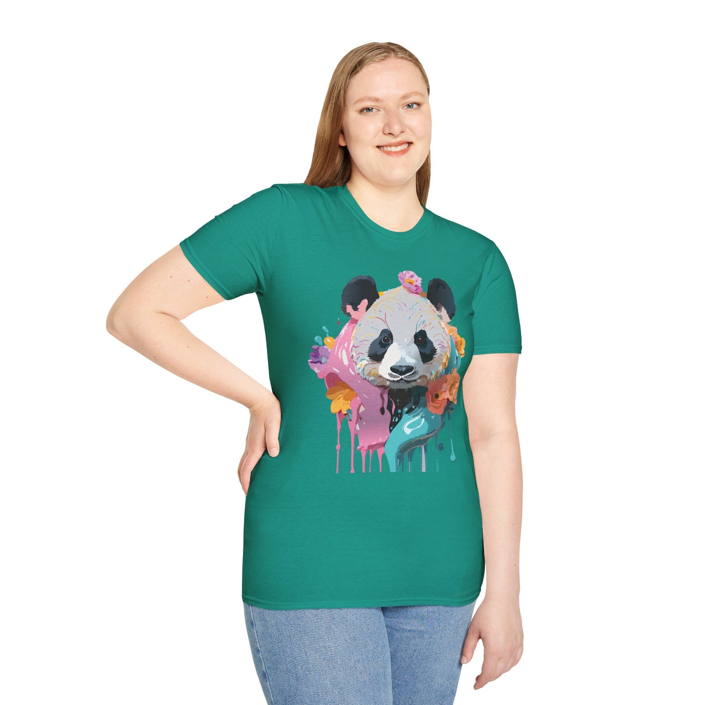 Panda Shirt, T Shirt with Panda, Animal Shirt, Tee Shirt with Animals