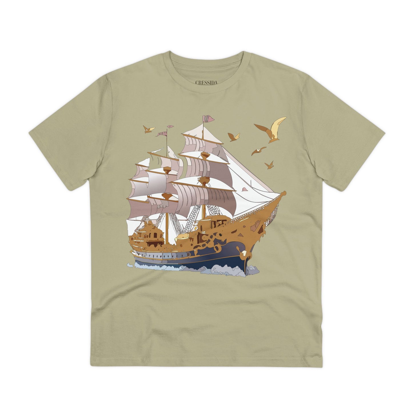 Organic T-shirt with Ship