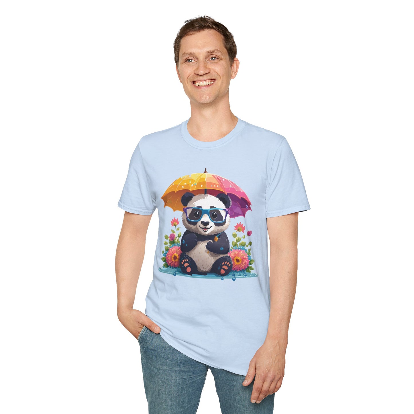 Panda Shirt, T Shirt with Panda, Animal Shirt, Tee Shirt with Animals