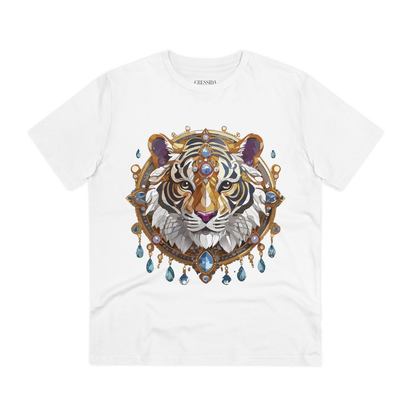 Organic T-shirt with Animals - Tiger