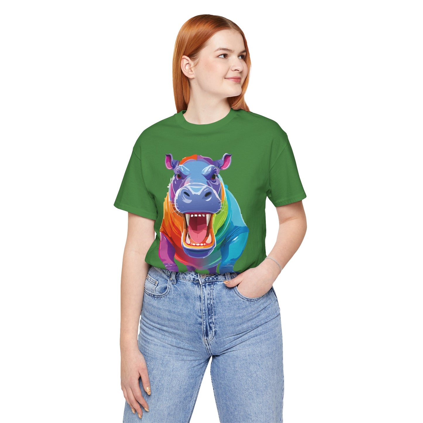 Unisex Animal Shirt, Tee Shirt with Animals, Art Design Tee Shirt, Wild Animals Shirt