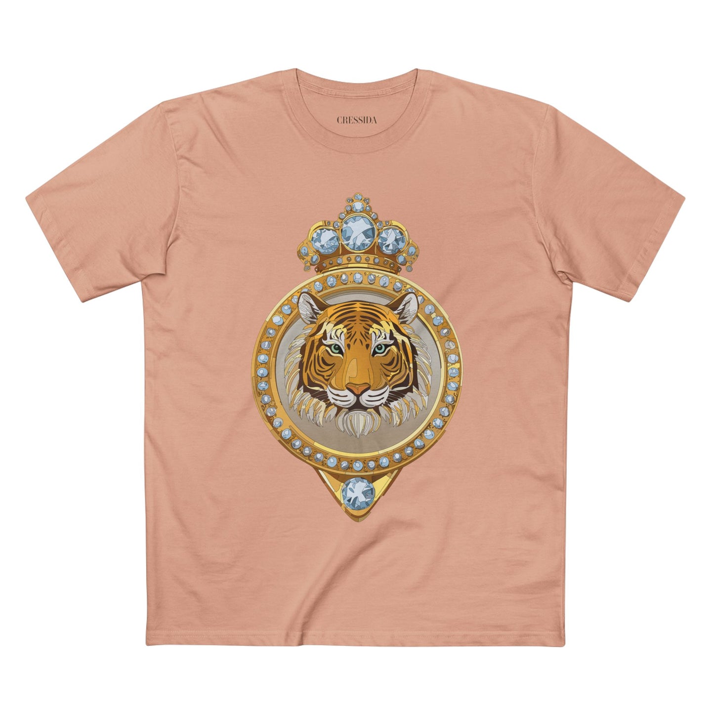 Unisex Antique Animal Medallion Premium Cotton Tee Shirt Artwork Edition