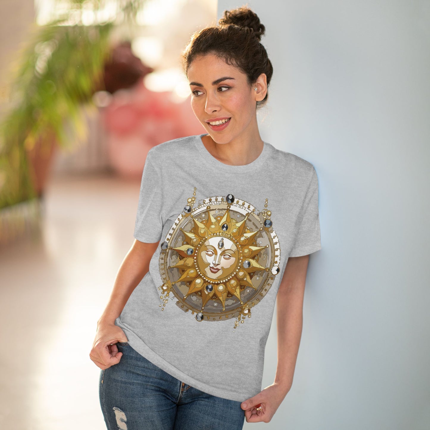 Organic T-shirt with Sun