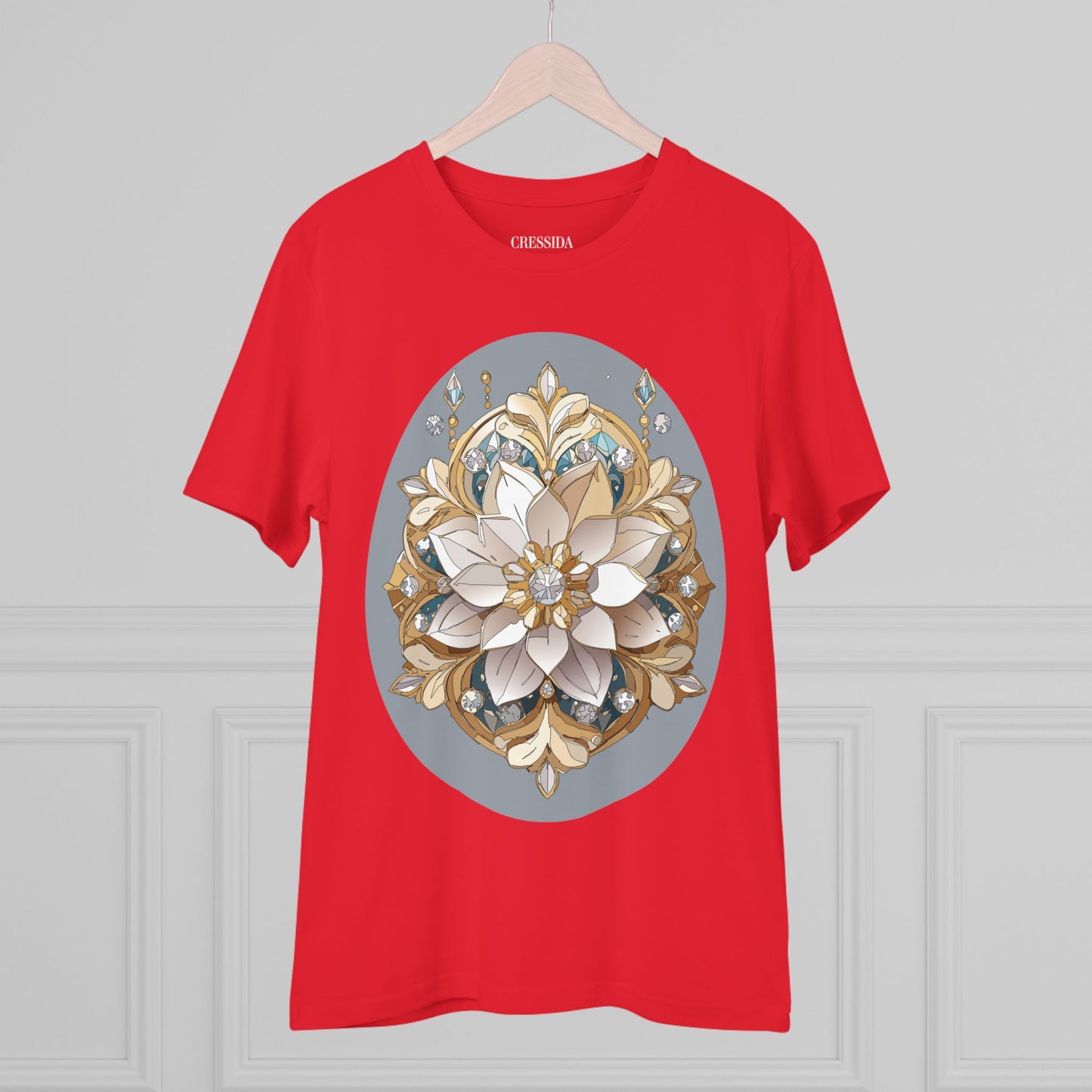 Organic T-shirt with Flower