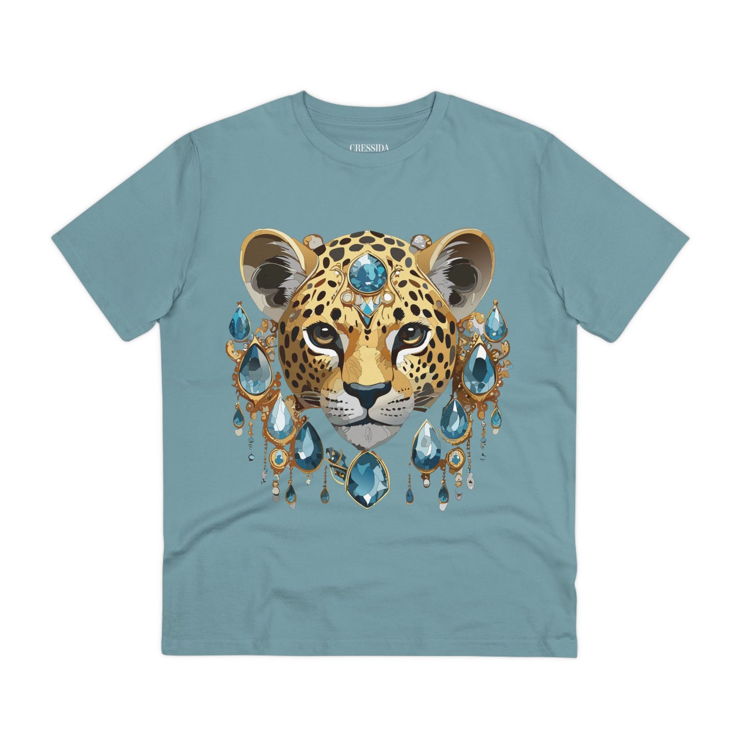 Organic T-shirt with Animals - Cheetah