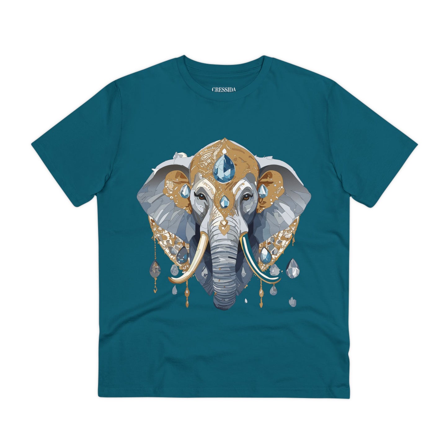 Organic T-shirt with Animals - Elephant