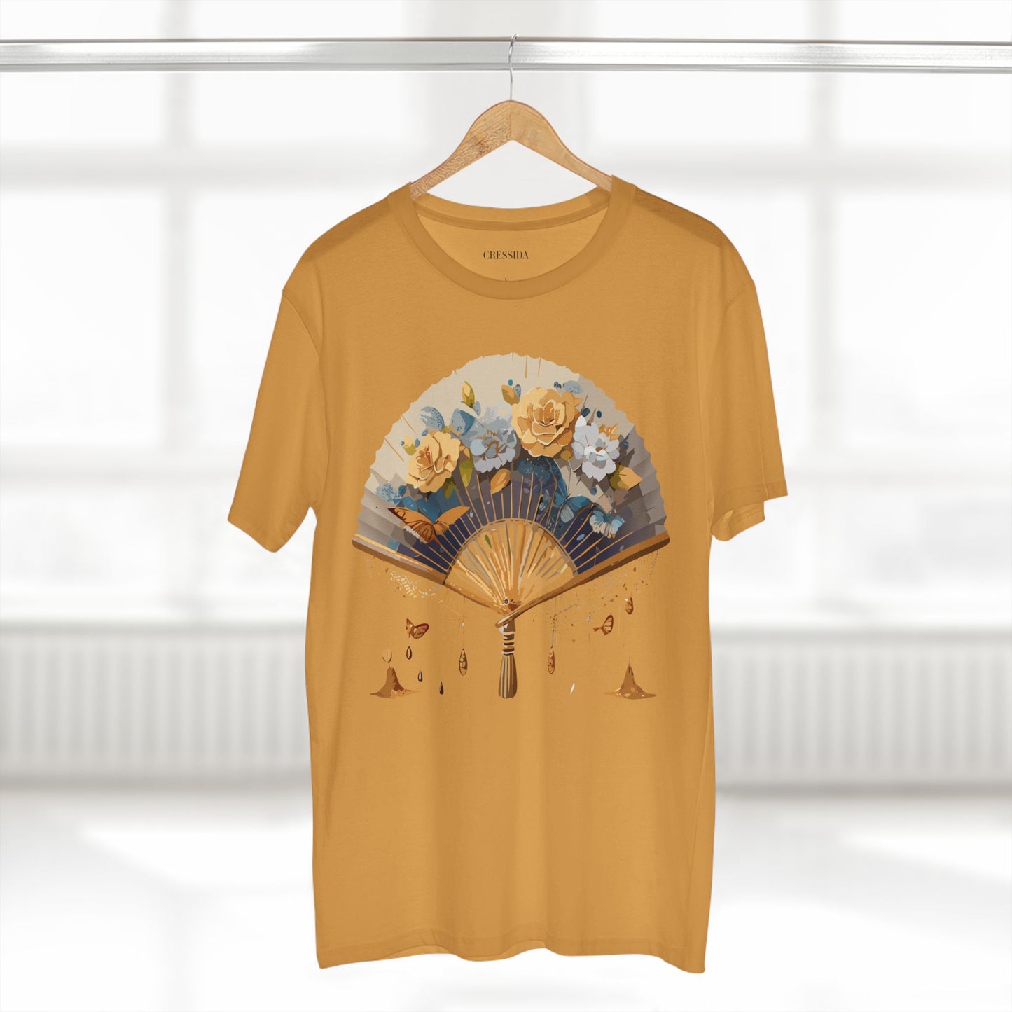 Fan shirt, Shirt with Fan, Tee Shirt with Antique Fan