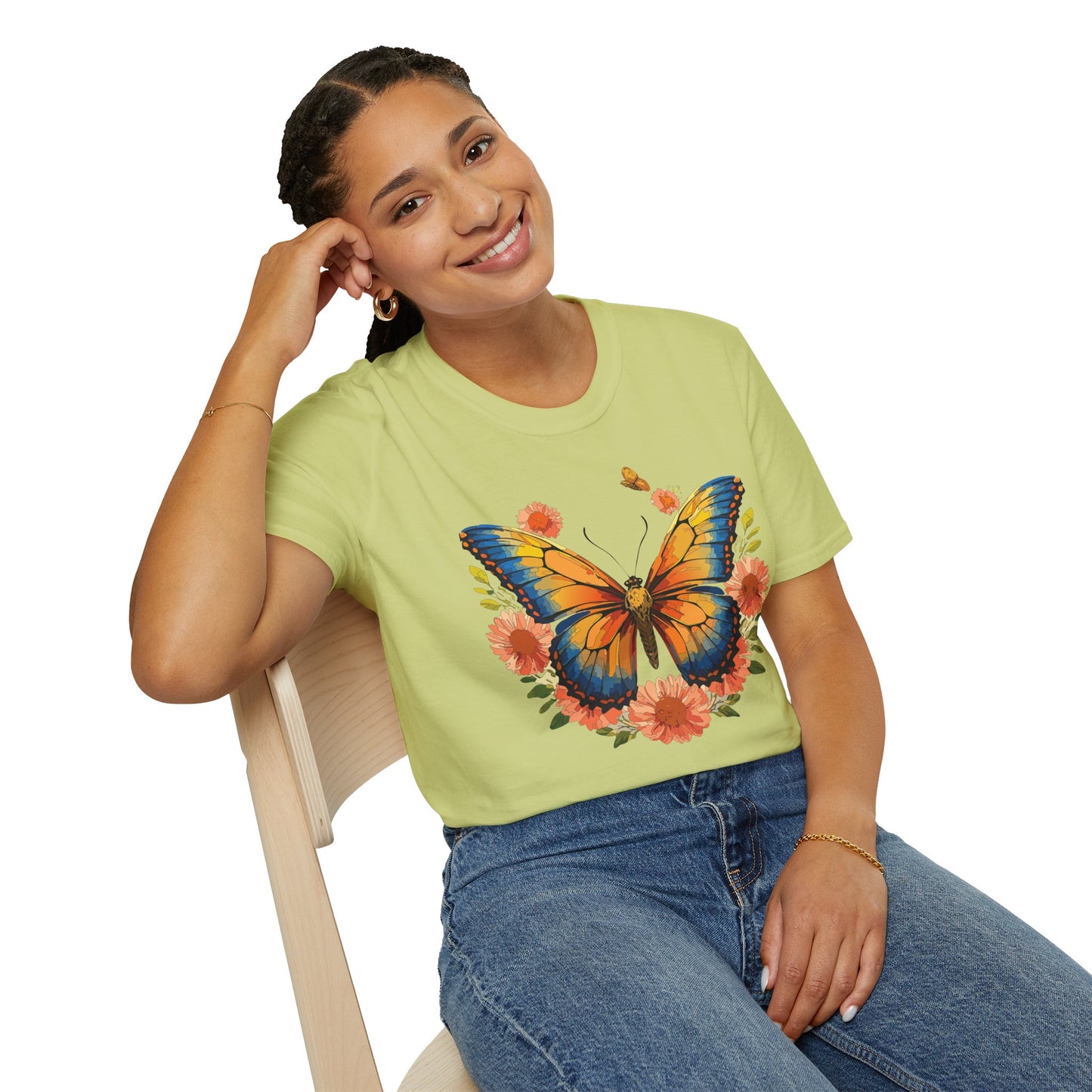 Butterfly Shirt, T Shirt with Butterfly, Monarch Shirt