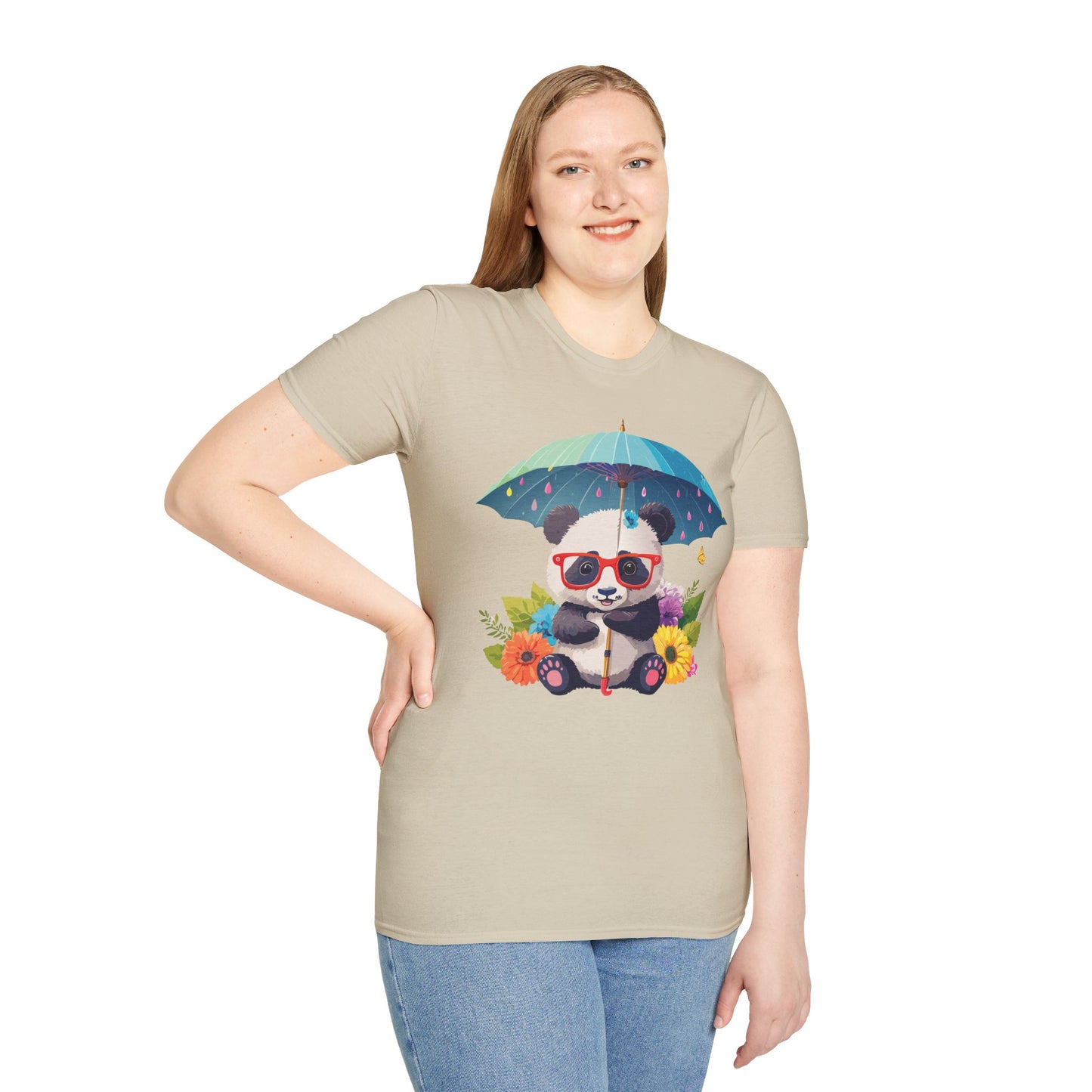 Panda Shirt, T Shirt with Panda, Animal Shirt, Tee Shirt with Animals