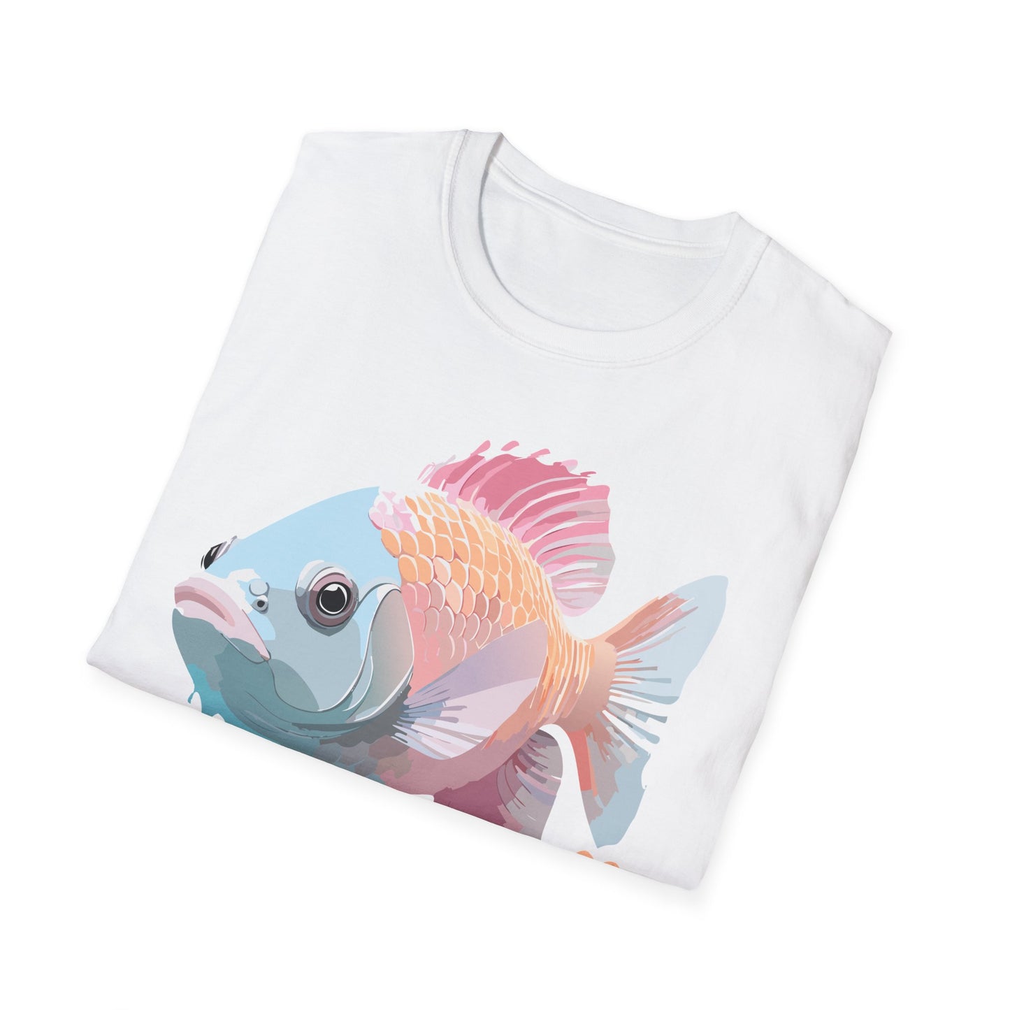 Copy of Fish Art Design Shirt, T Shirt with Fish, Graphic Shirt, Tee Shirt with Graphic Design, Shirt with Fish Graphic Art
