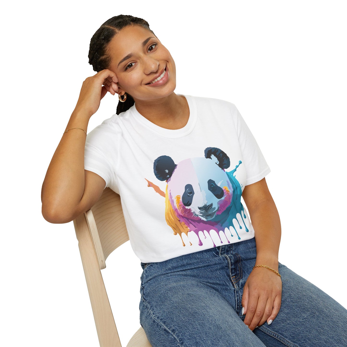 Panda Shirt, T Shirt with Panda, Animal Shirt, Tee Shirt with Animals