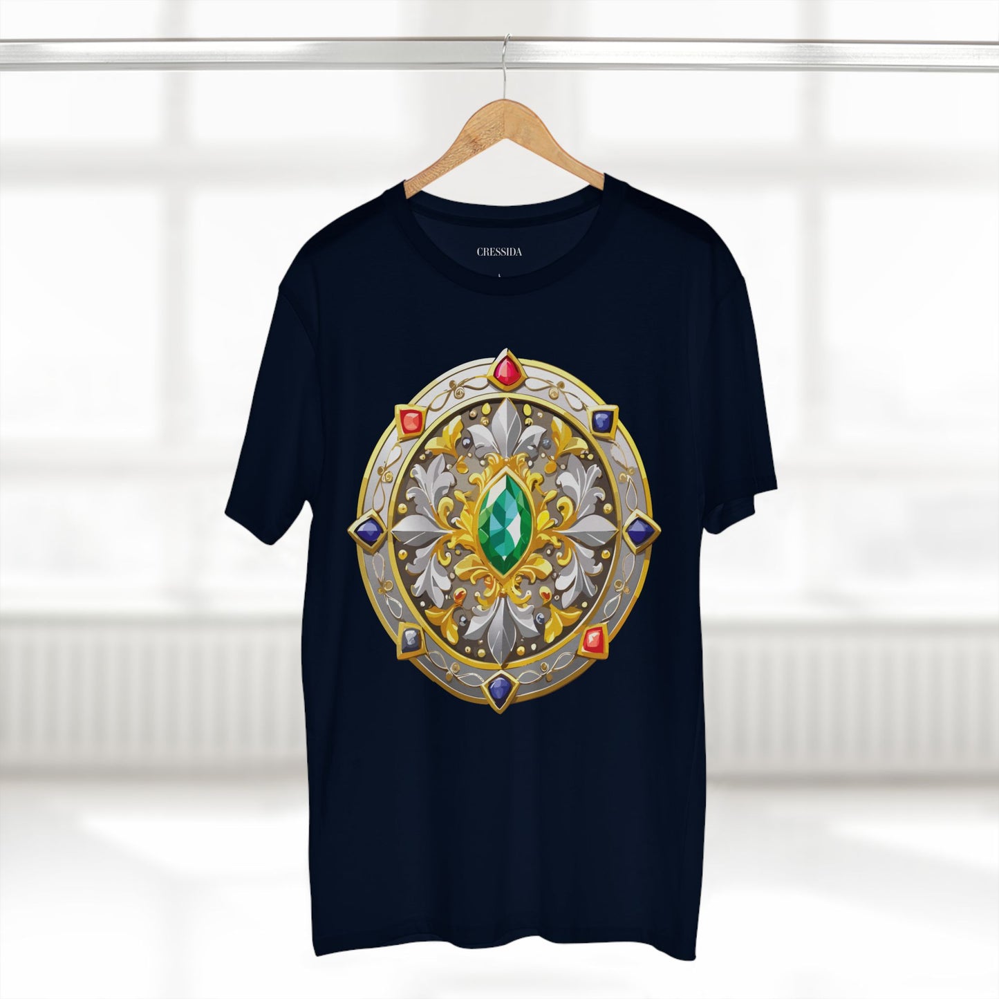 Medallion Shirt, Shirt with Medallion, Tee Shirt with Medal