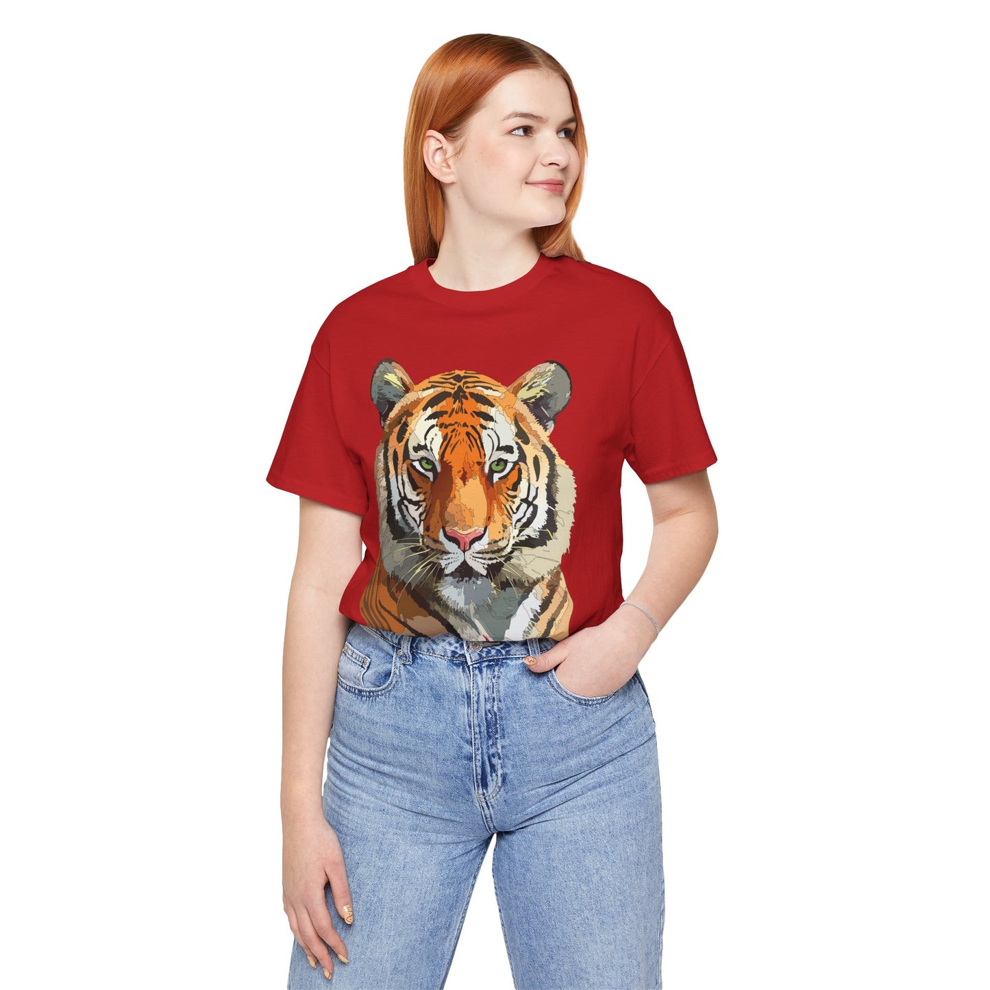 Unisex Animal Shirt, Tee Shirt with Animals, Art Design Tee Shirt, Wild Animals Shirt