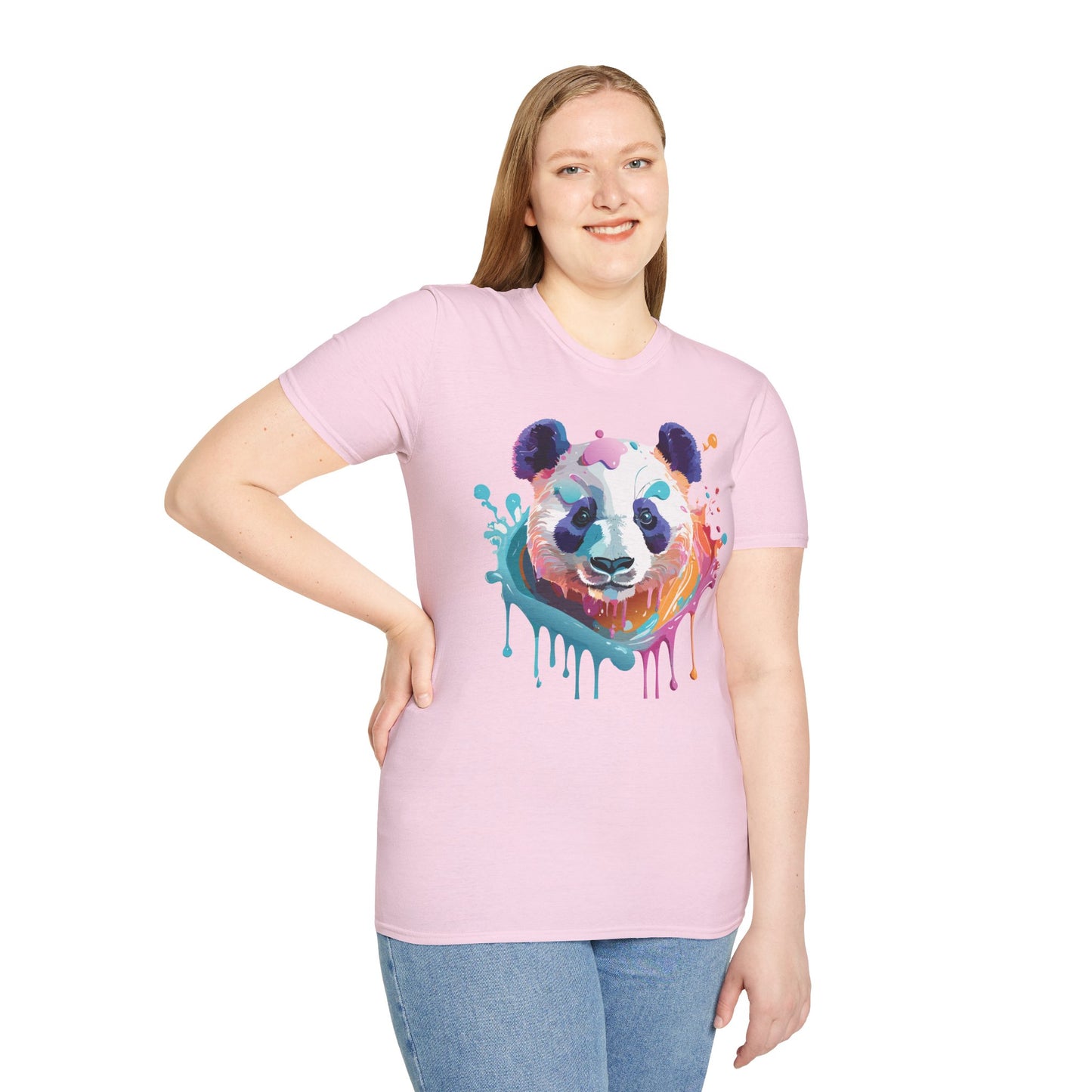 Panda Shirt, T Shirt with Panda, Animal Shirt, Tee Shirt with Animals