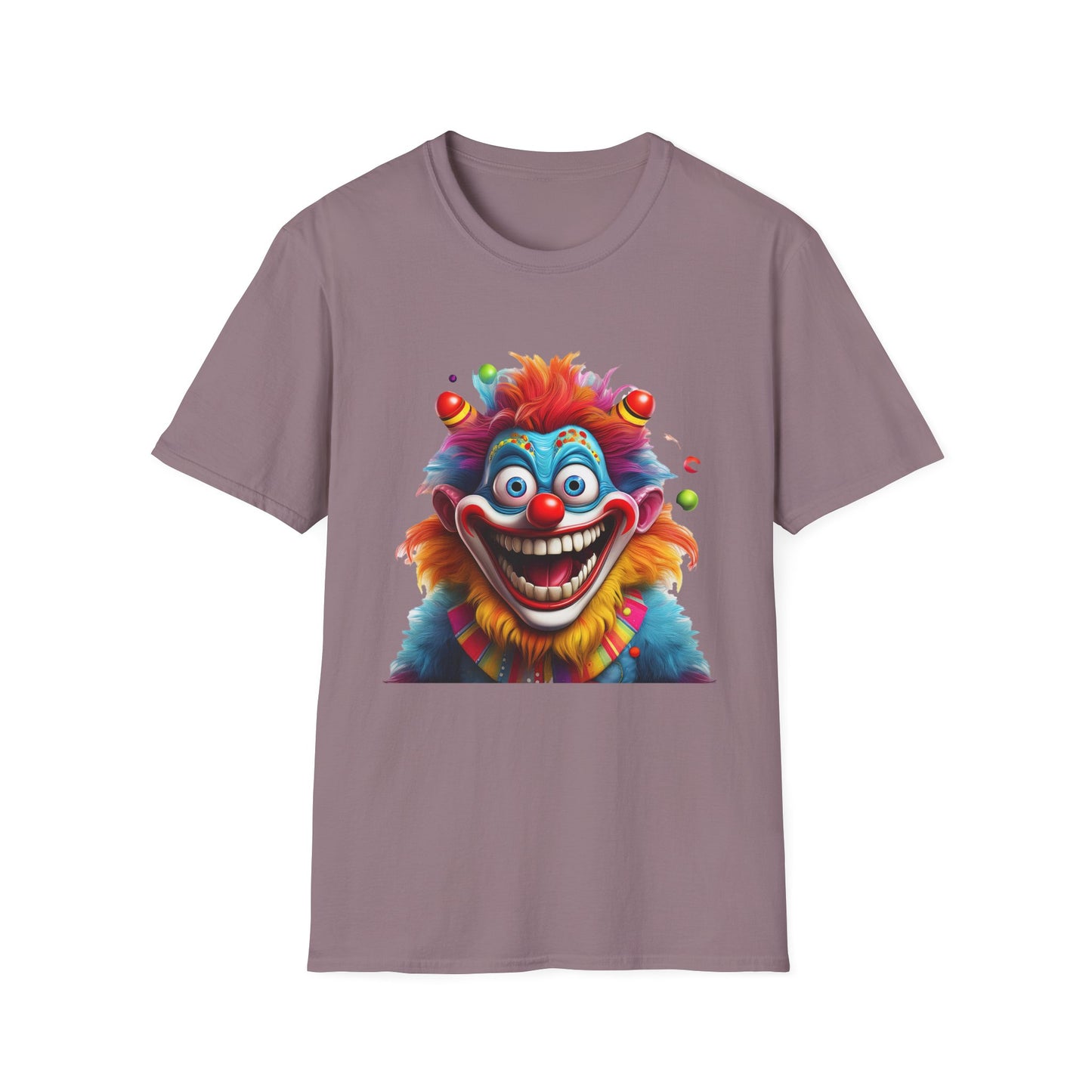 Clown Shirt, T Shirt with Clown, Funny Man Shirt, Tee Shirt with Funny Man, Circus Shirt, Shirt with Circus, Scary Man Shirt, Shirt with Scary Man