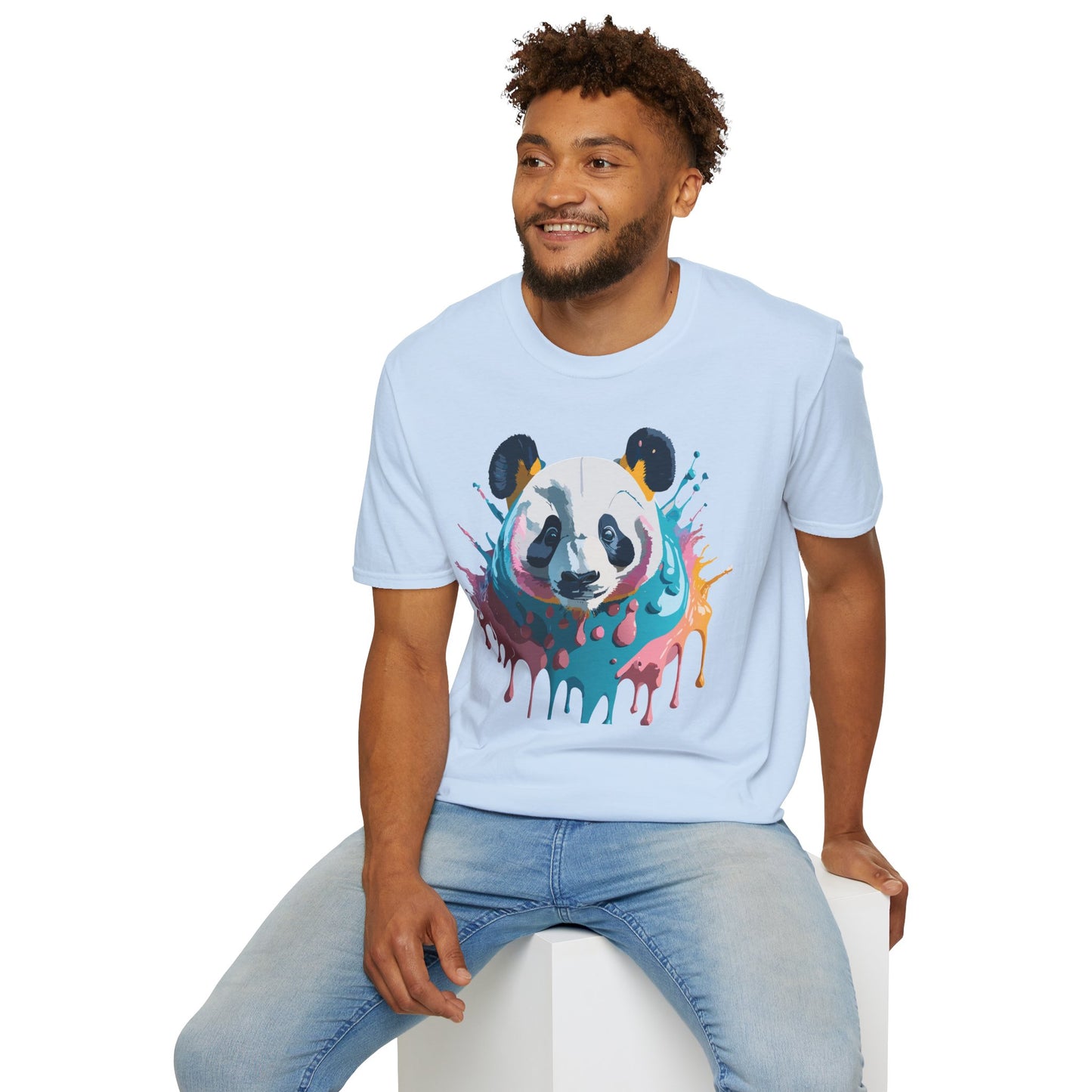 Panda Shirt, T Shirt with Panda, Animal Shirt, Tee Shirt with Animals