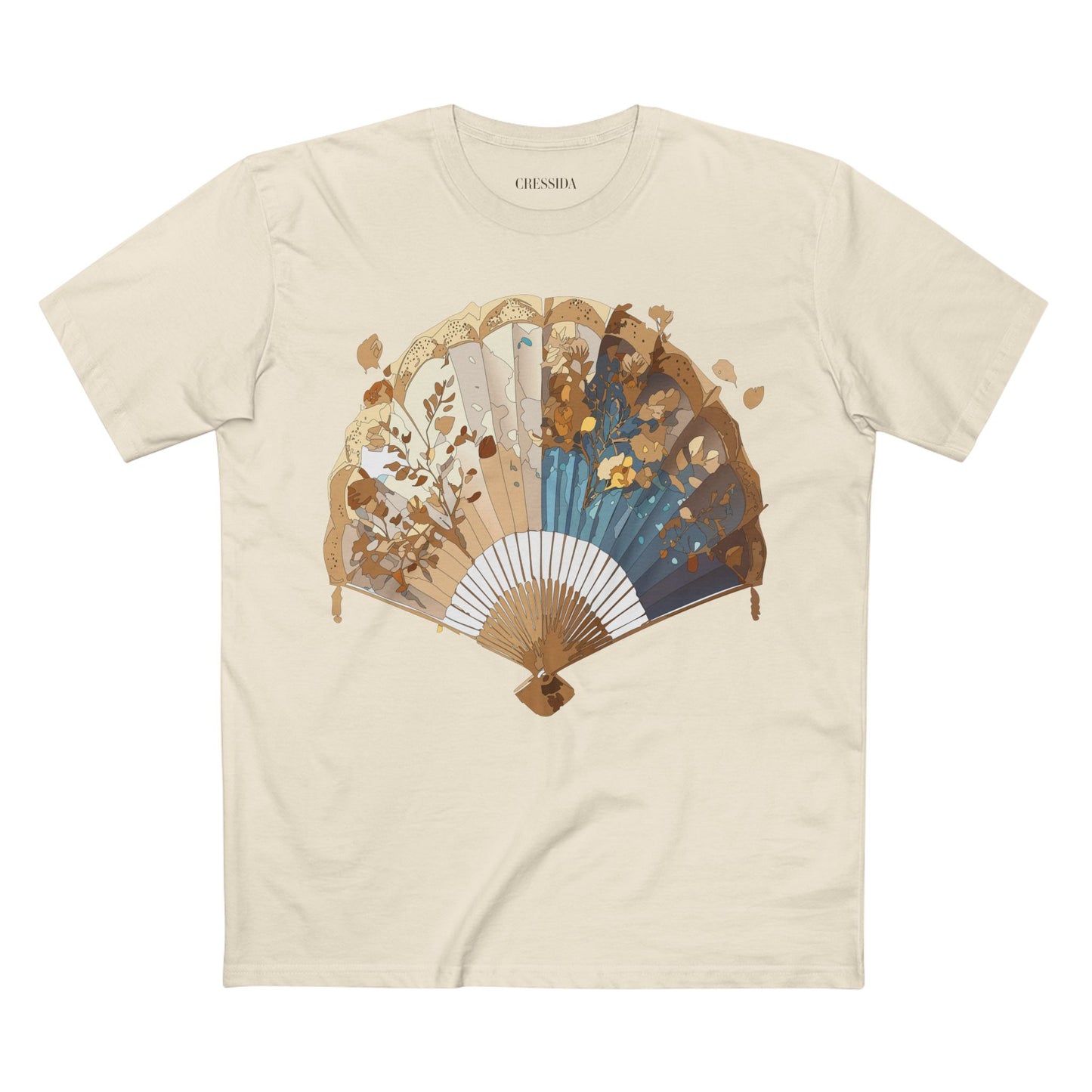 Fan shirt, Shirt with Fan, Tee Shirt with Antique Fan