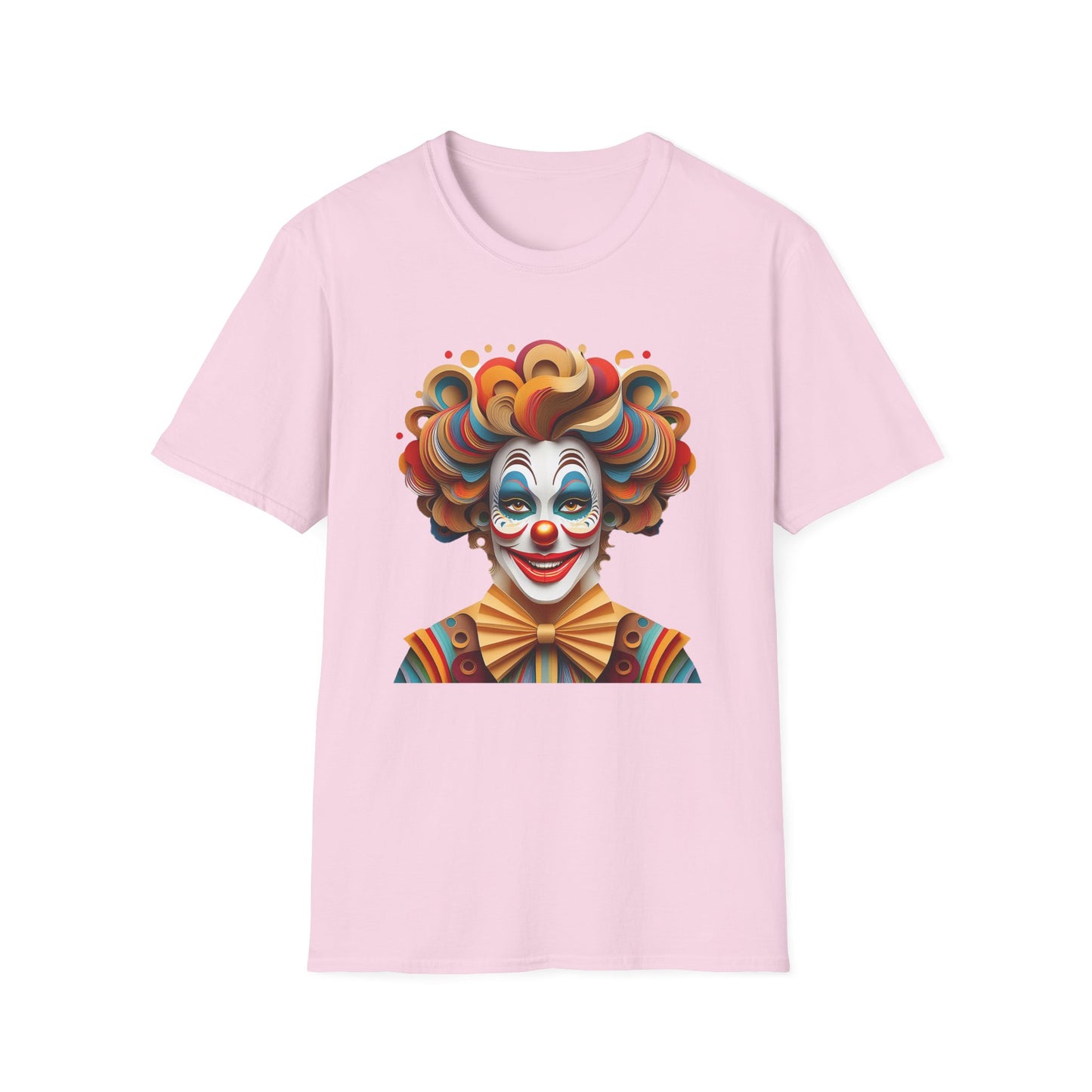 Clown Shirt, T Shirt with Clown, Funny Man Shirt, Tee Shirt with Funny Man, Circus Shirt, Shirt with Circus, Scary Man Shirt, Shirt with Scary Man