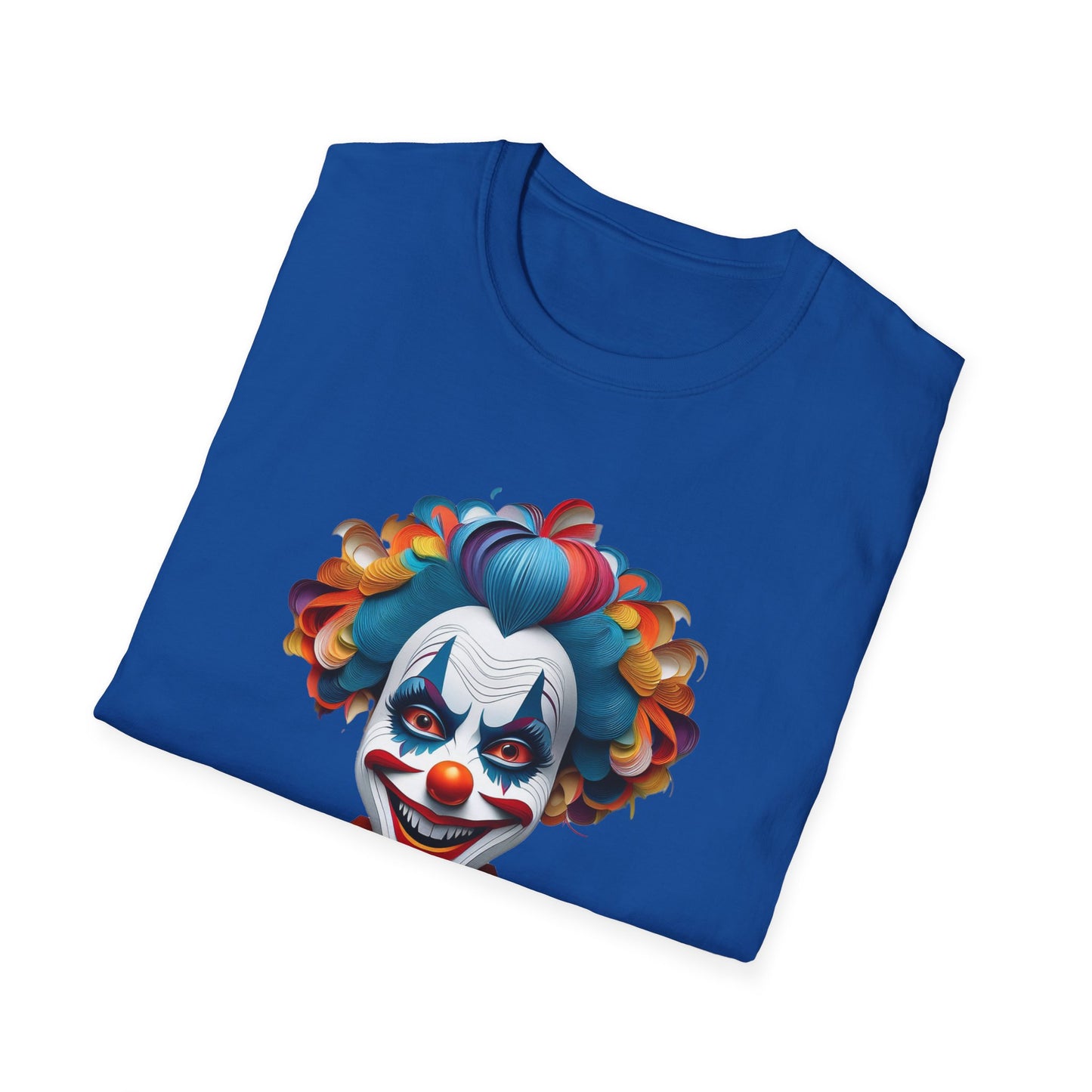 Clown Shirt, T Shirt with Clown, Funny Man Shirt, Tee Shirt with Funny Man, Circus Shirt, Shirt with Circus, Scary Man Shirt, Shirt with Scary Man