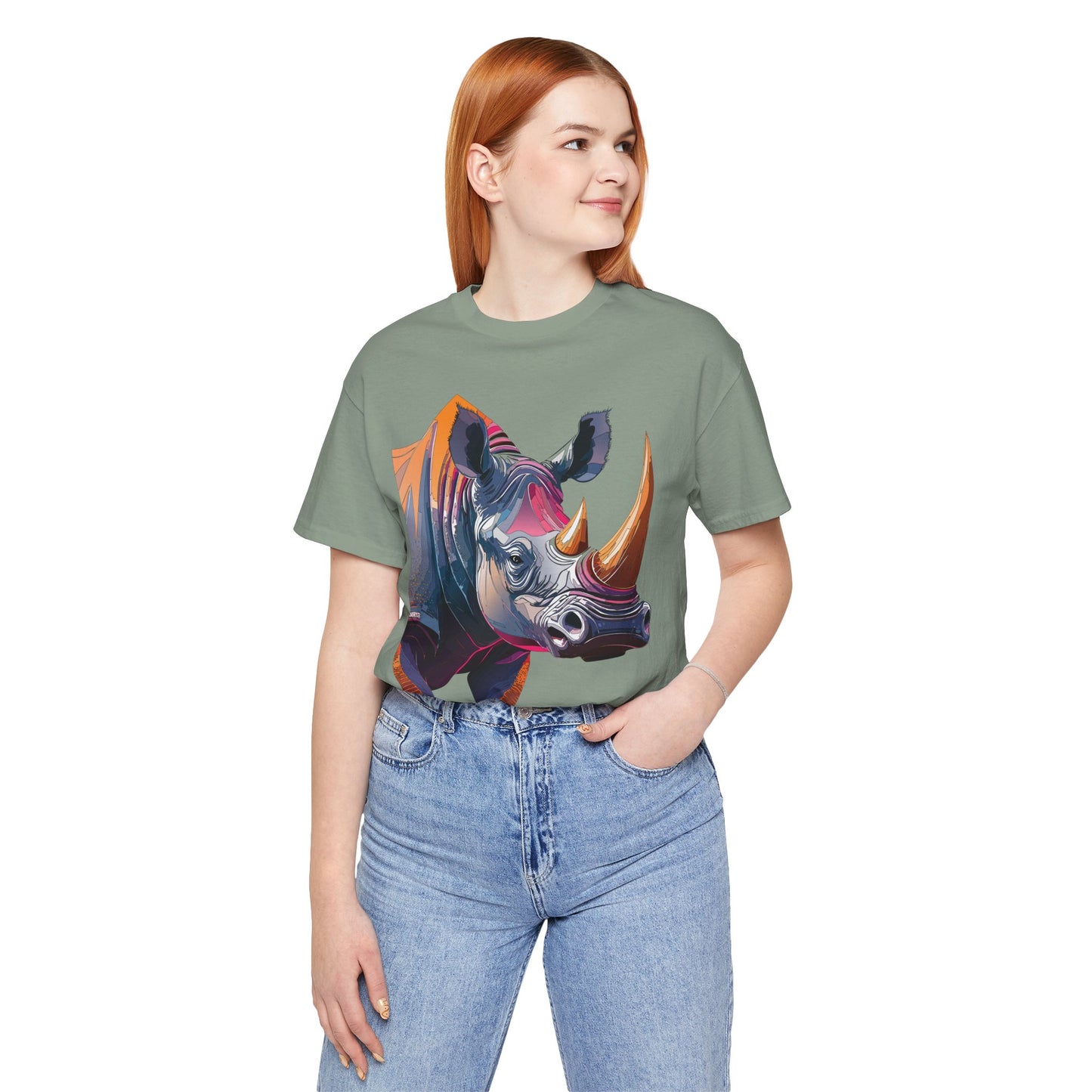 Unisex Animal Shirt, Tee Shirt with Animals, Art Design Tee Shirt, Wild Animals Shirt