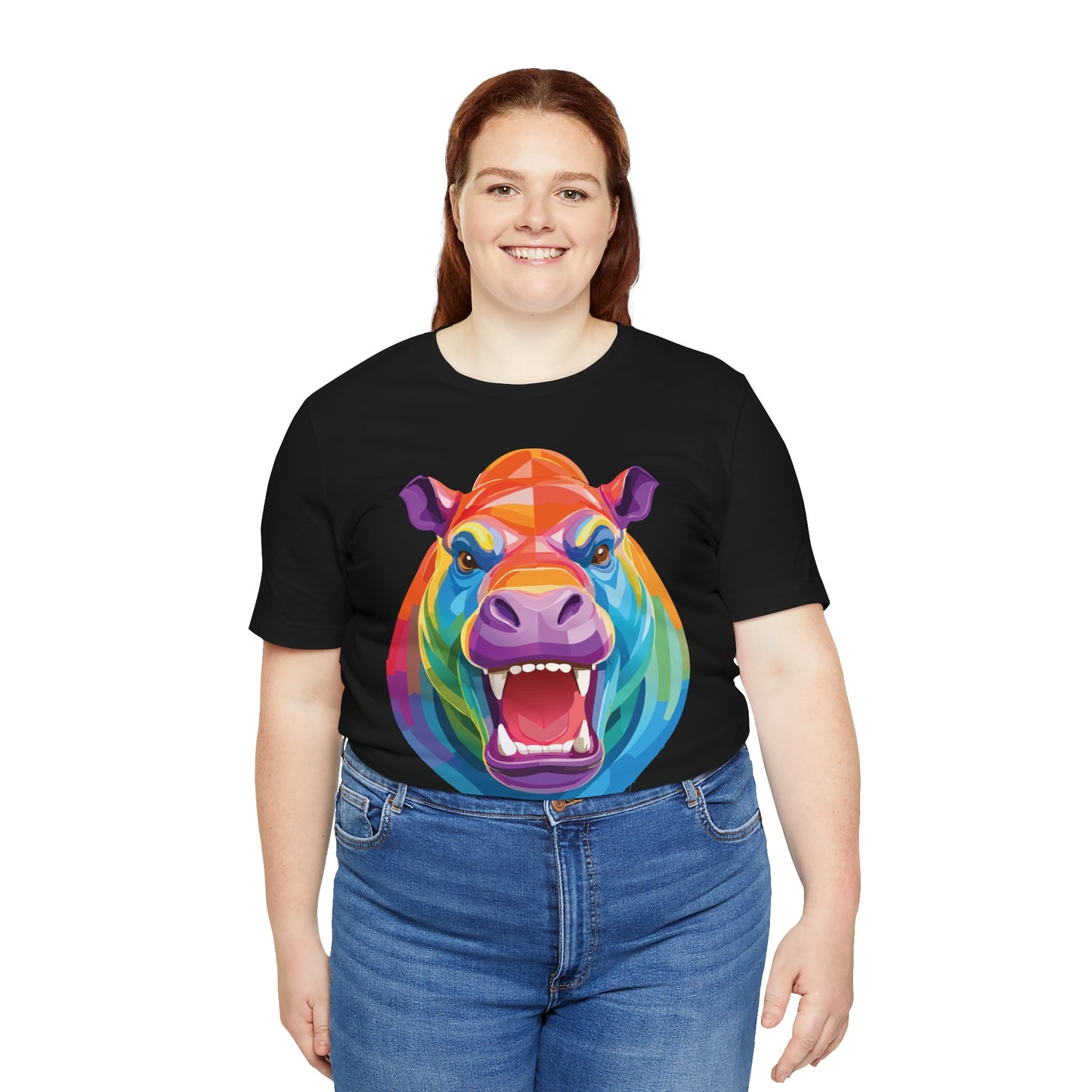 Unisex Animal Shirt, Tee Shirt with Animals, Art Design Tee Shirt, Wild Animals Shirt