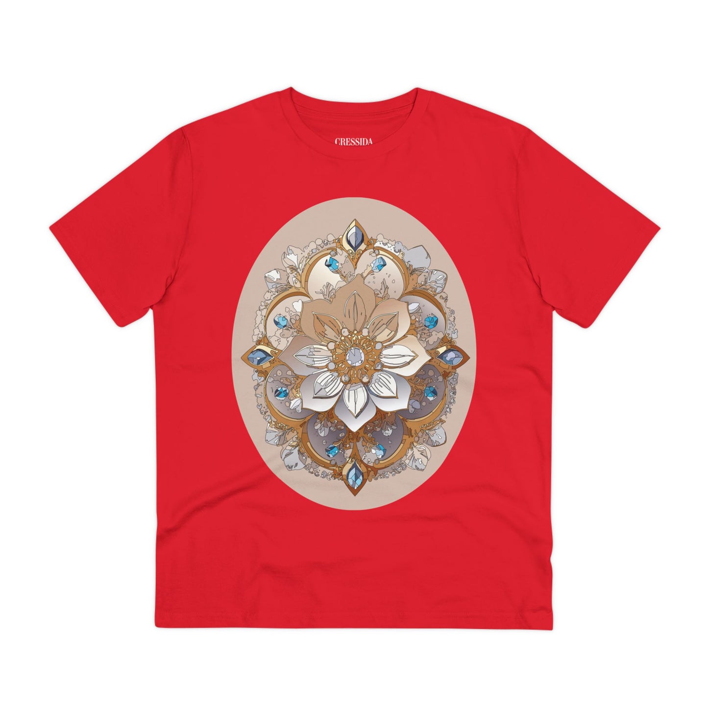 Organic T-shirt with Flower