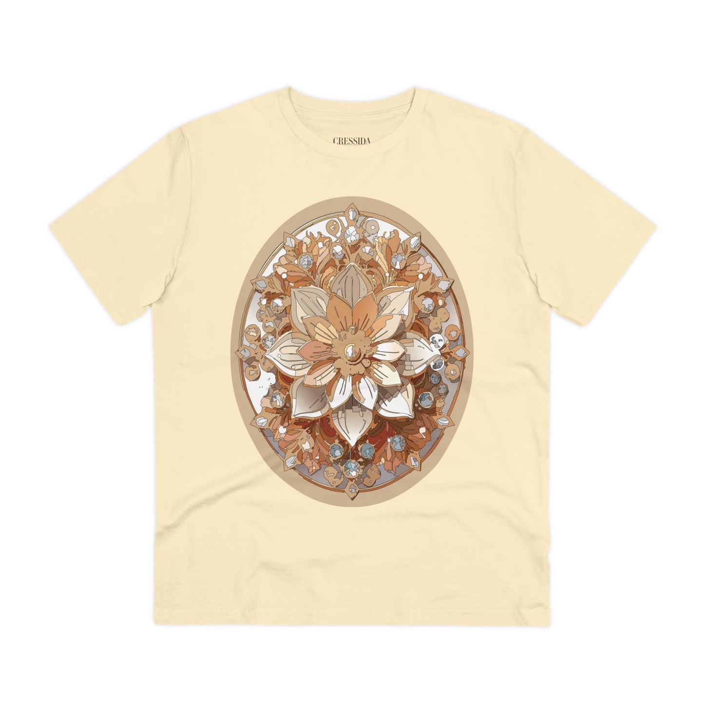 Organic T-shirt with Flower