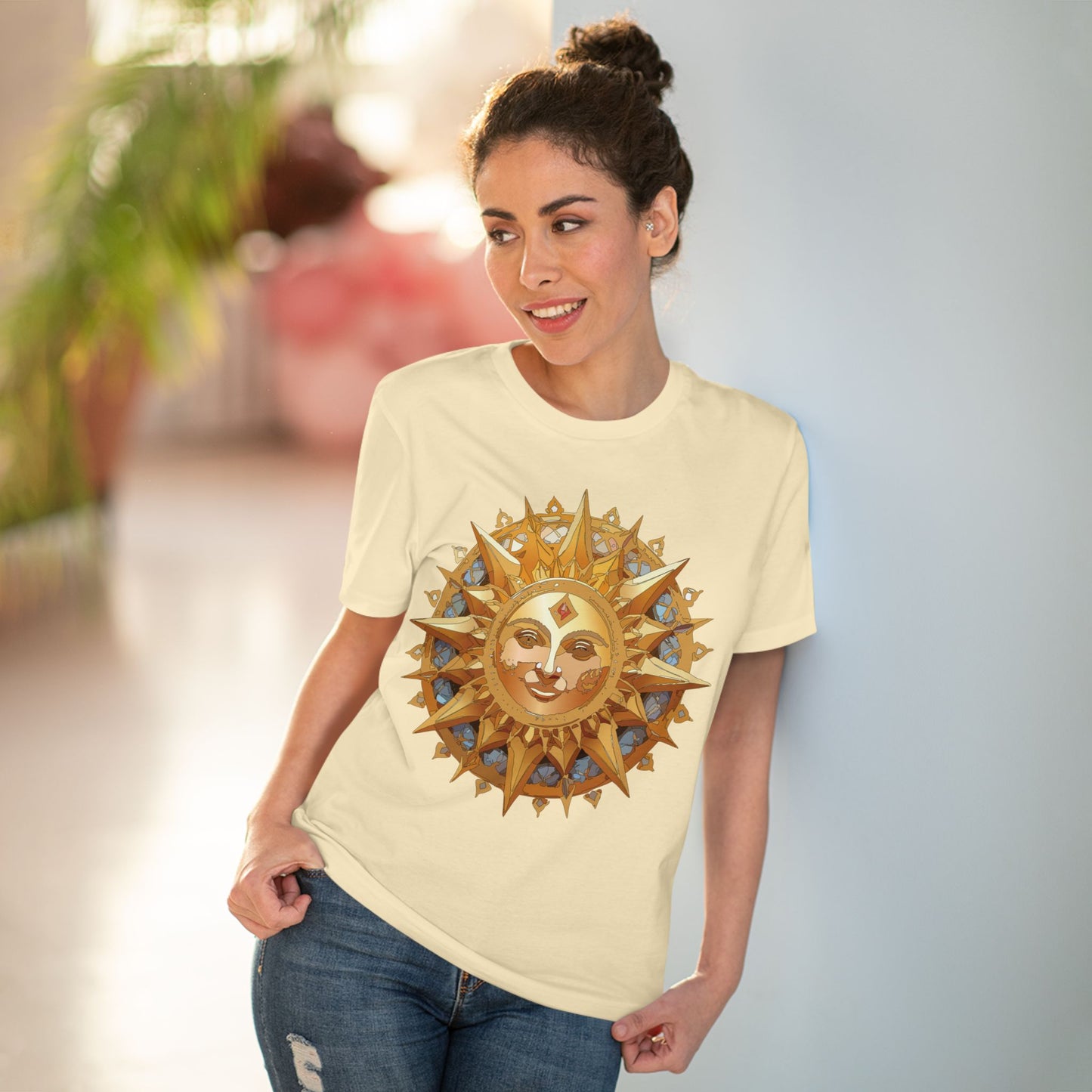 Organic T-shirt with Sun