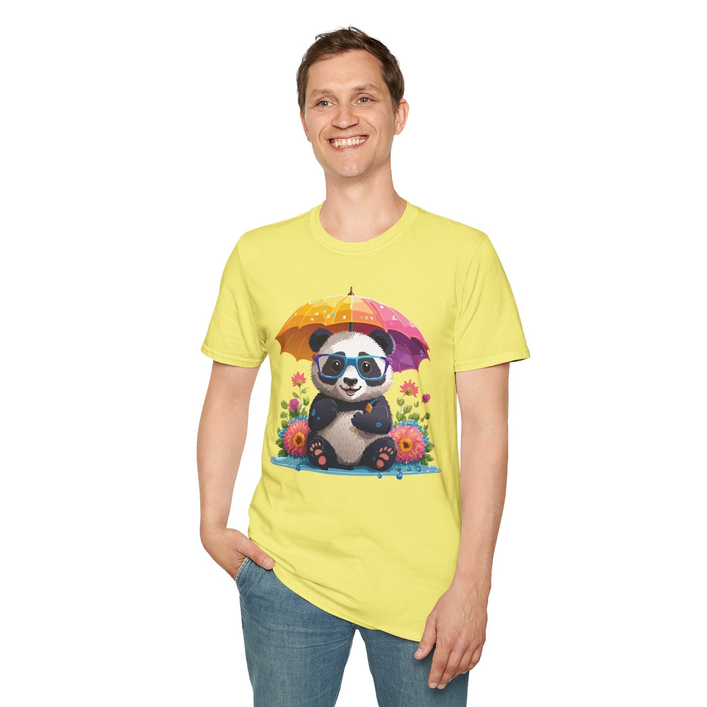 Panda Shirt, T Shirt with Panda, Animal Shirt, Tee Shirt with Animals