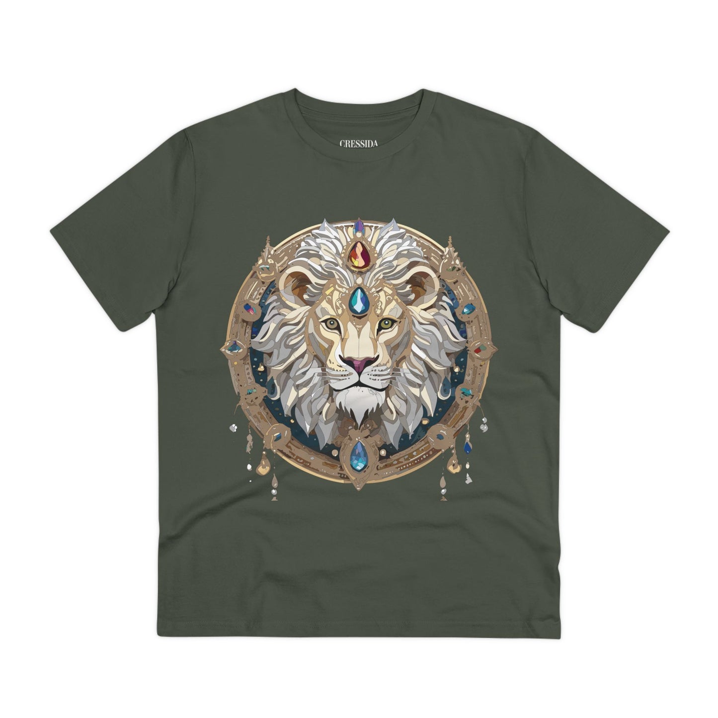 Organic T-shirt with Animals - Lion